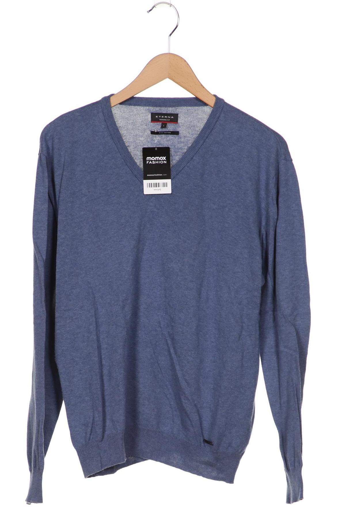 

eterna Herren Pullover, blau