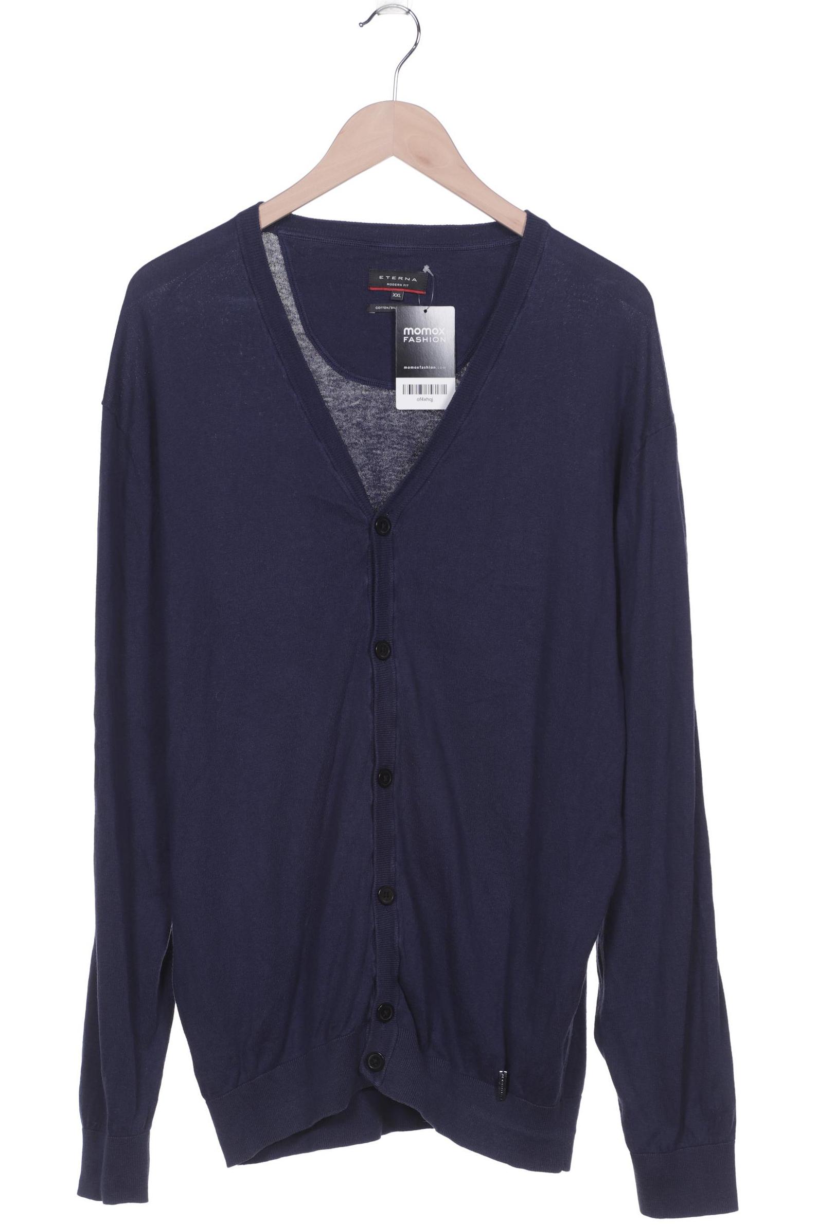 

eterna Herren Strickjacke, marineblau