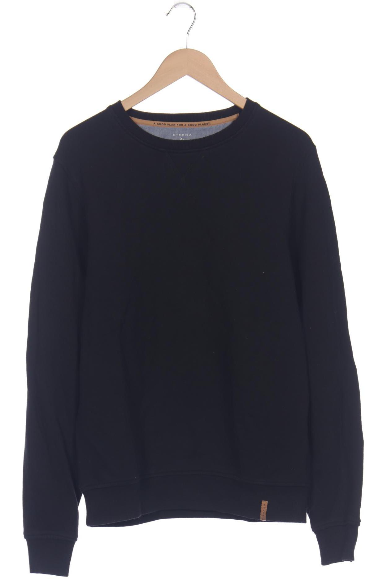 

eterna Herren Sweatshirt, schwarz, Gr. 54