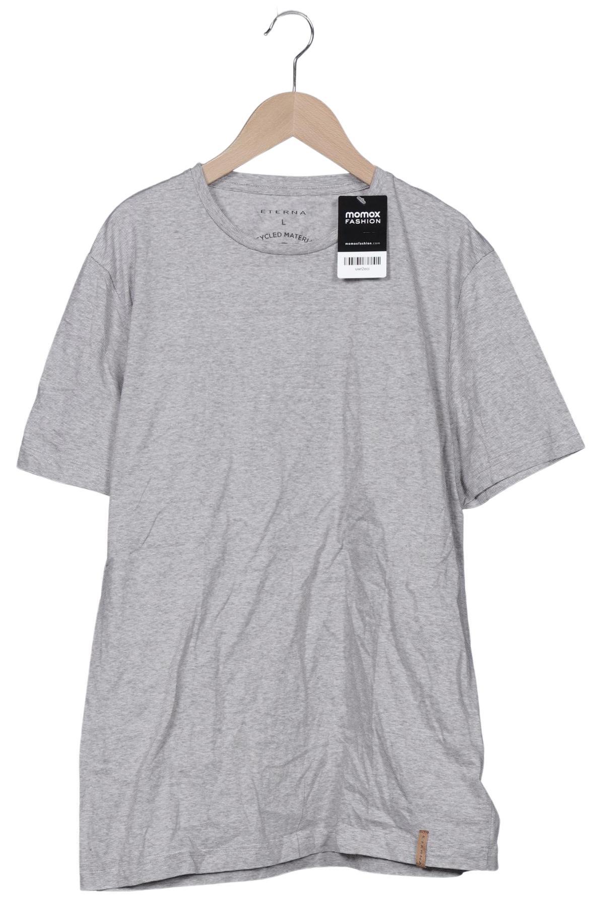 

eterna Herren T-Shirt, grau, Gr. 52