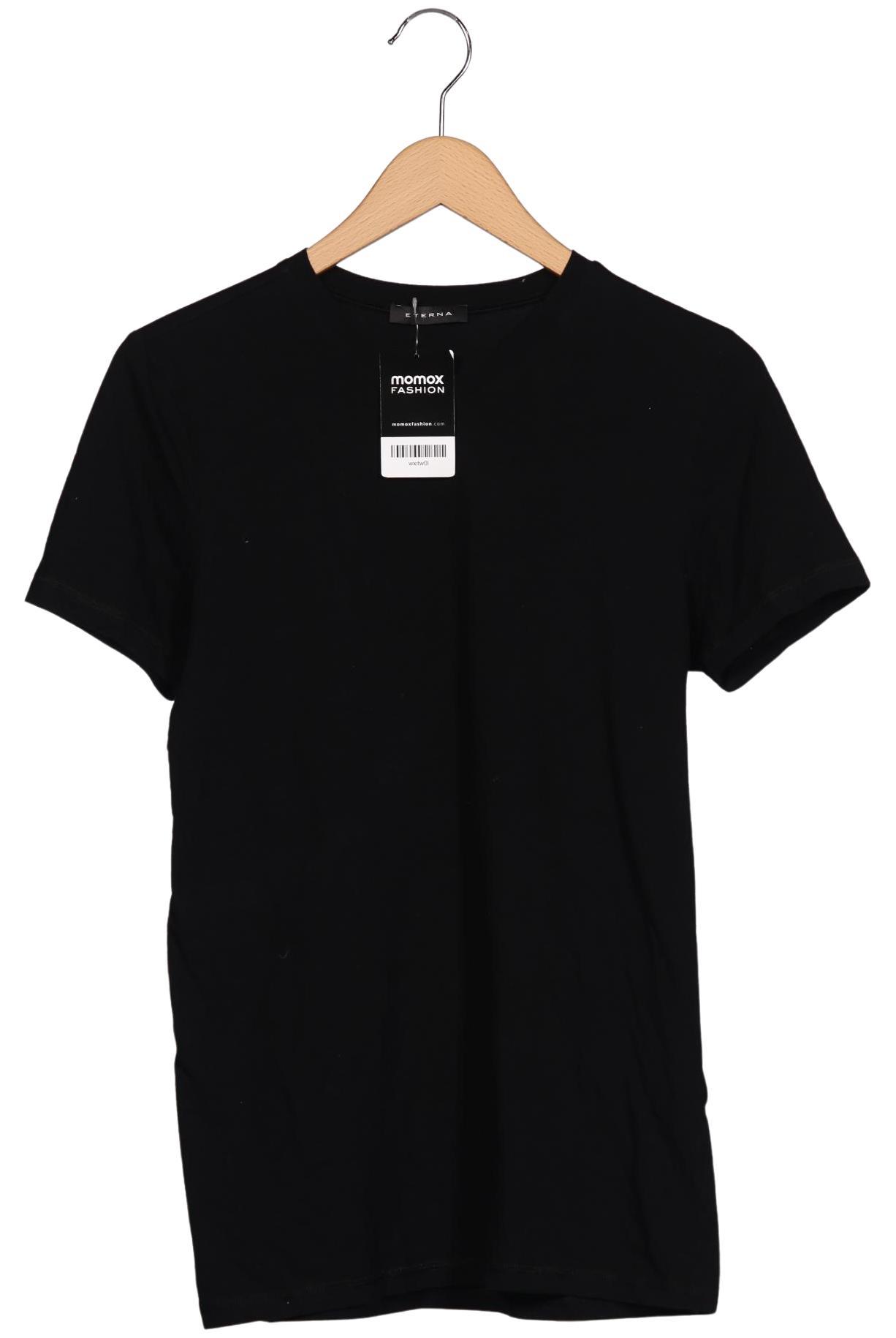 

eterna Herren T-Shirt, schwarz, Gr. 46