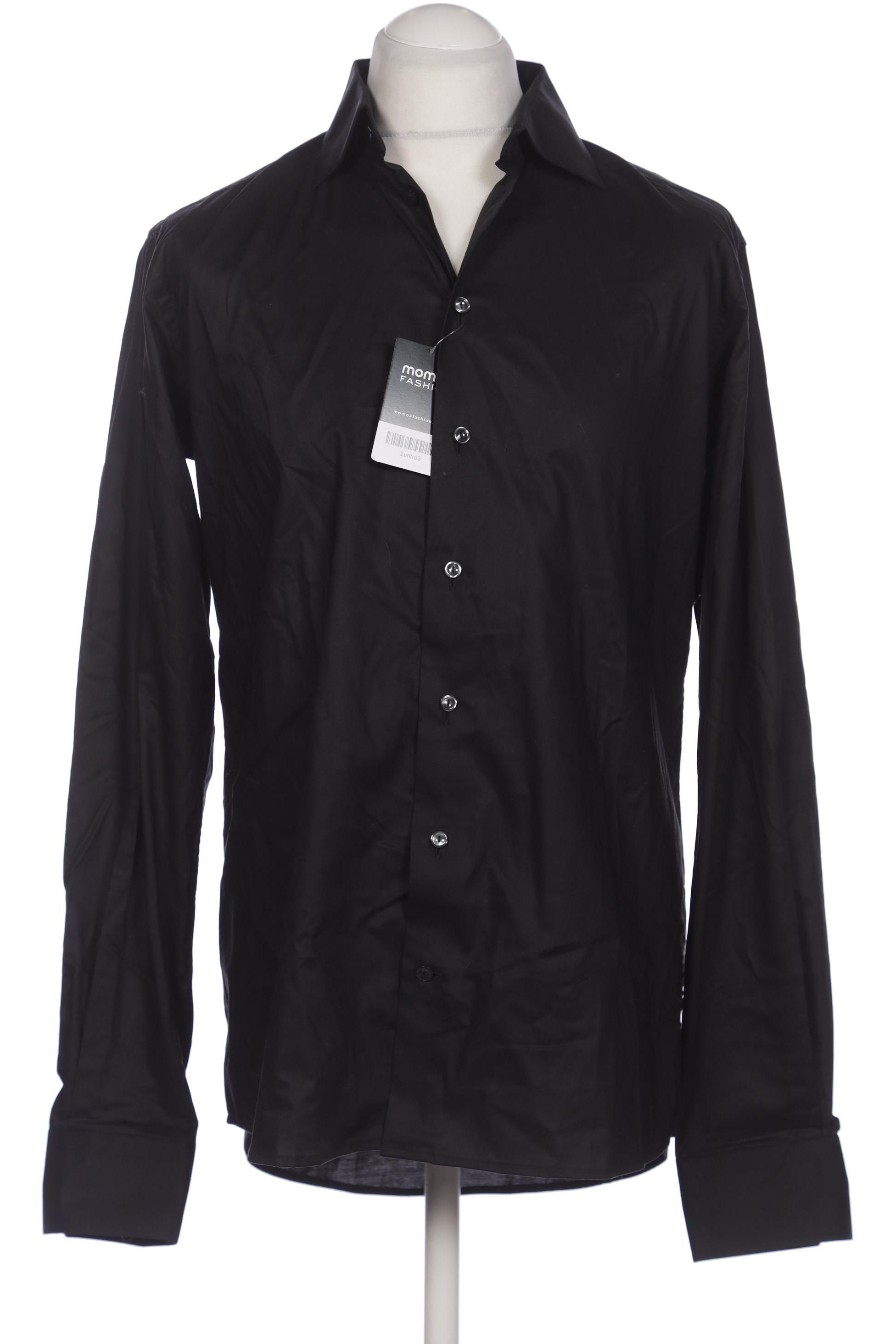 

Eton Herren Hemd, schwarz, Gr. 52