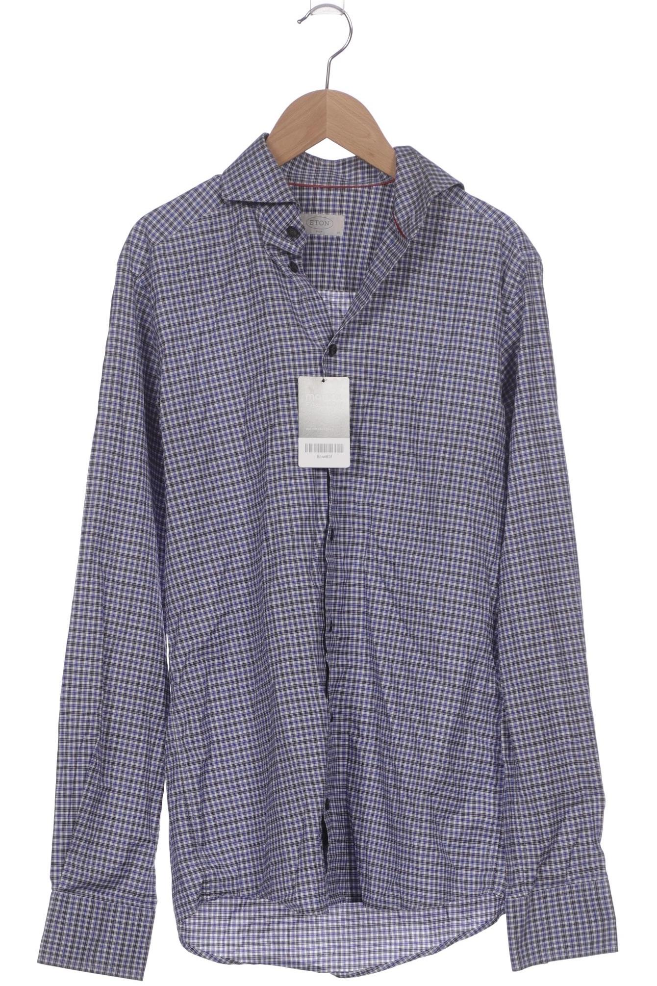 

Eton Herren Hemd, blau, Gr. 46
