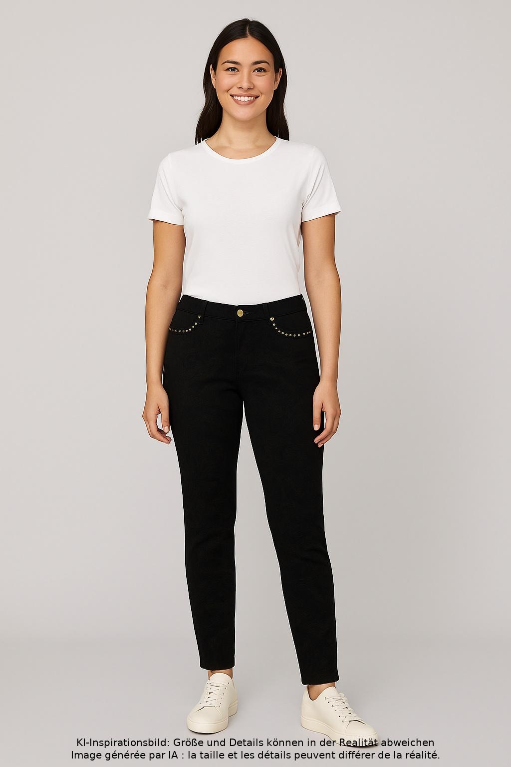 

Etro Damen Jeans, schwarz, Gr. 26