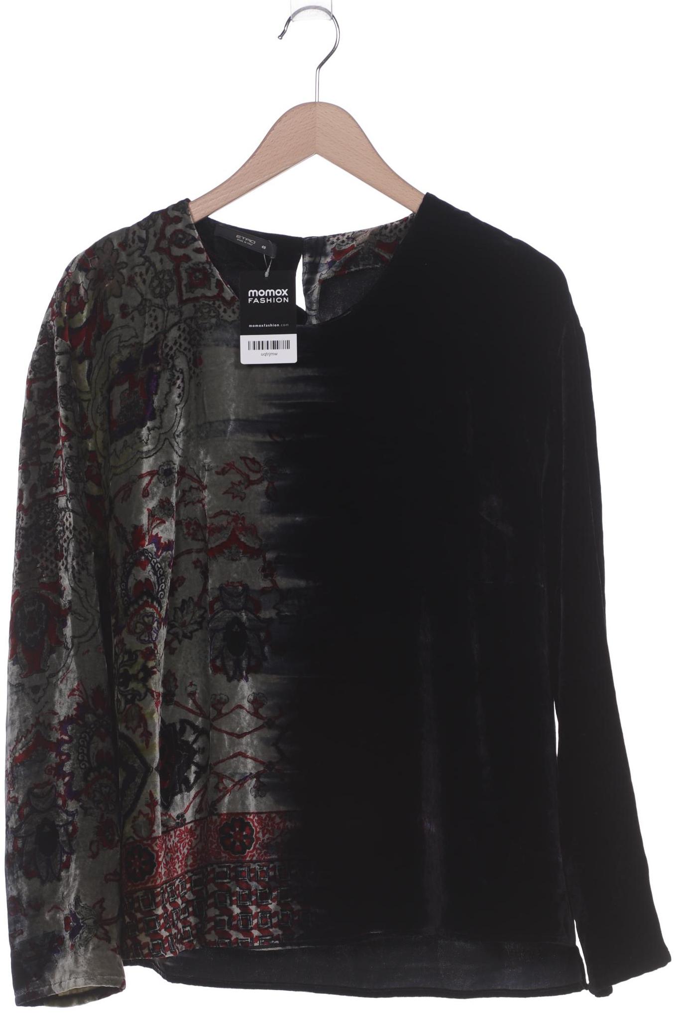 

Etro Damen Langarmshirt, schwarz, Gr. 48