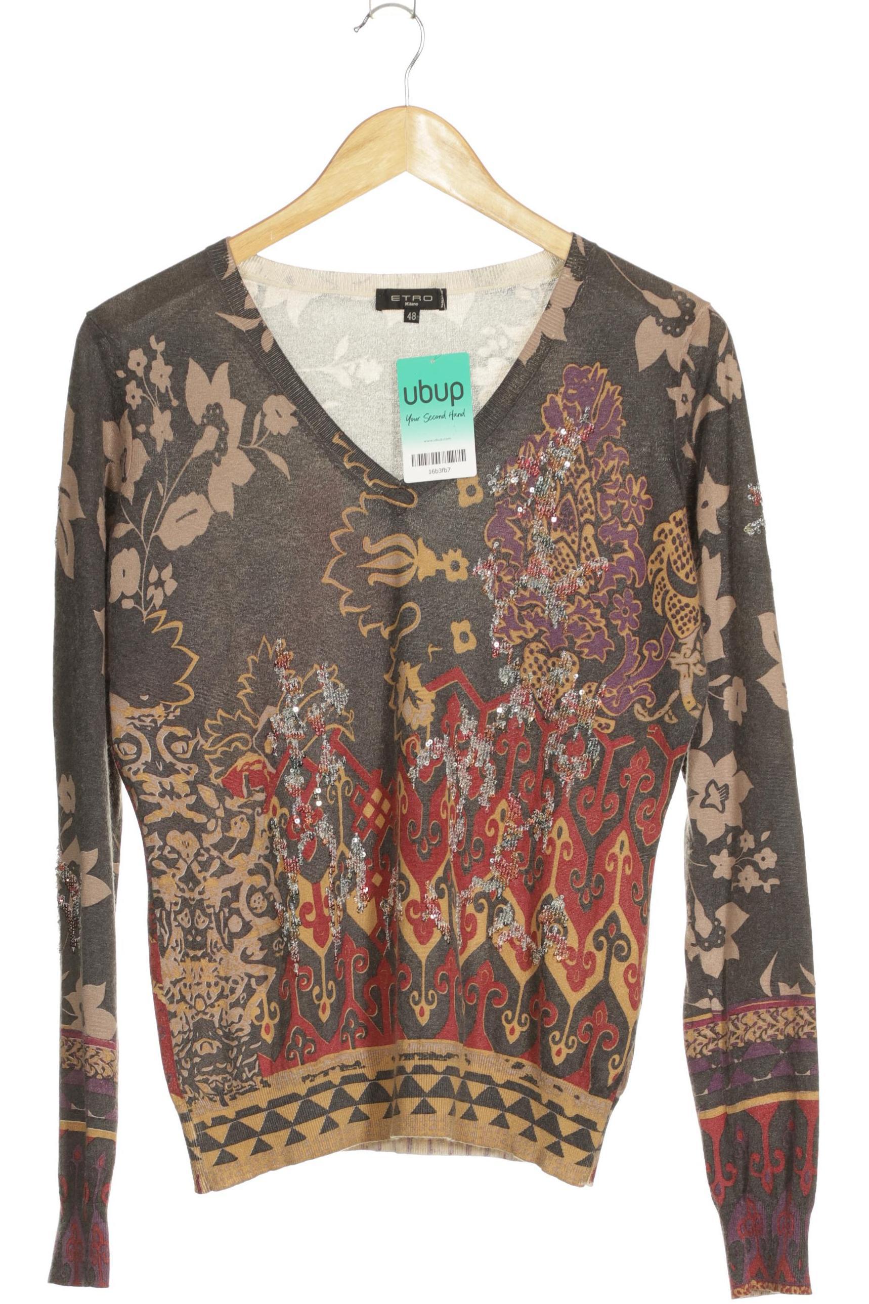 

Etro Damen Pullover, grau, Gr. 48