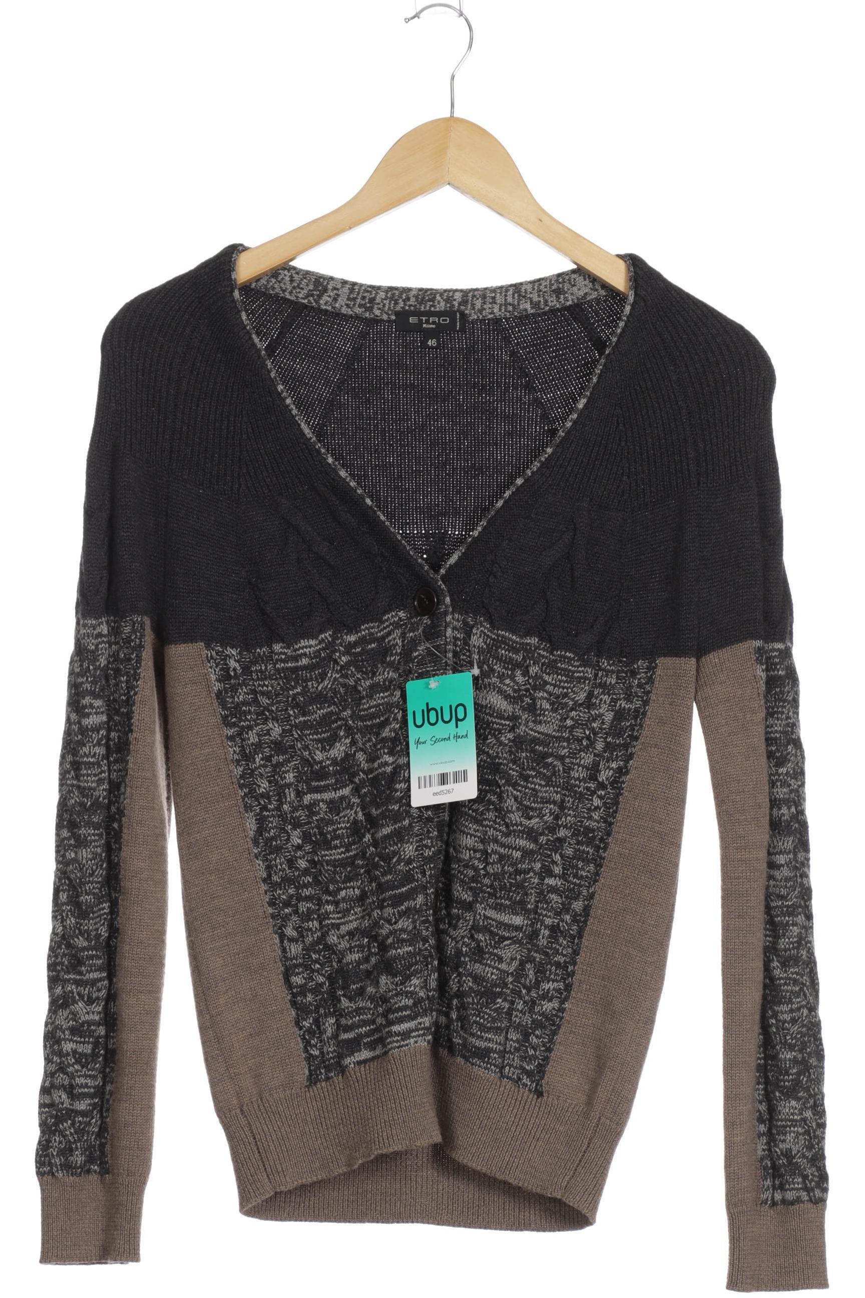 

Etro Damen Strickjacke, grau, Gr. 46