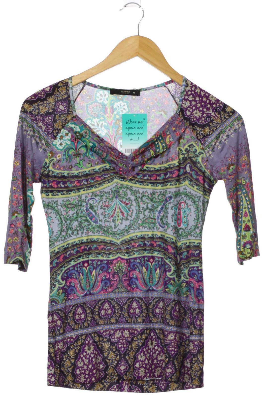 

Etro Damen T-Shirt, lila, Gr. 42