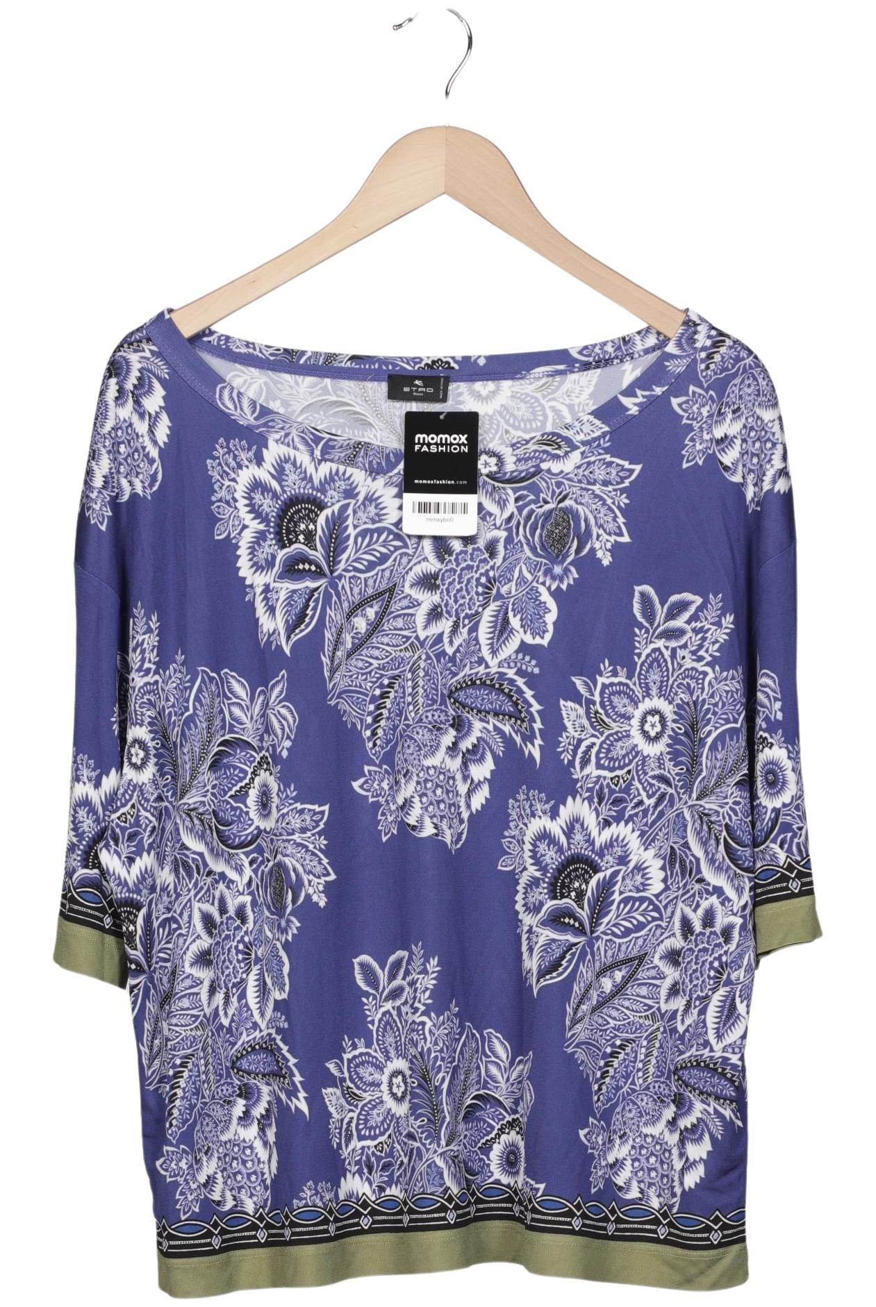 

Etro Damen T-Shirt, blau, Gr. 48
