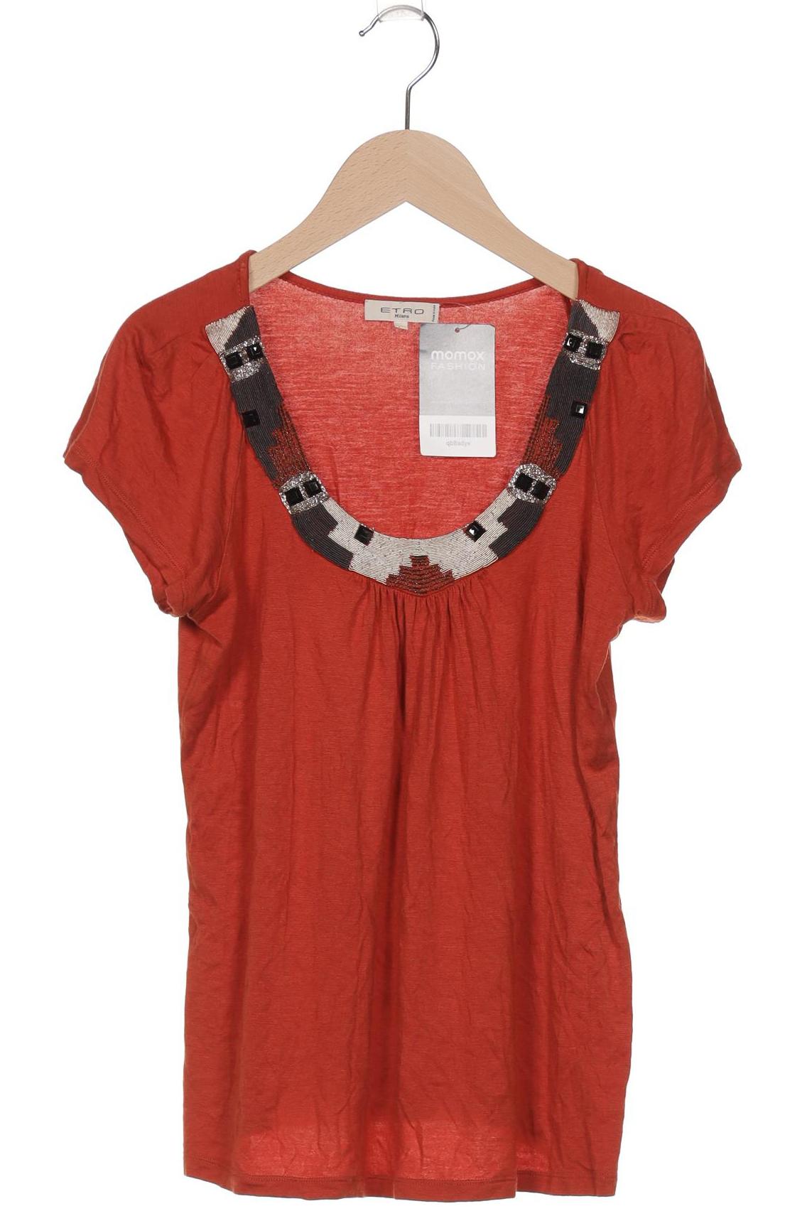 

Etro Damen T-Shirt, orange, Gr. 38
