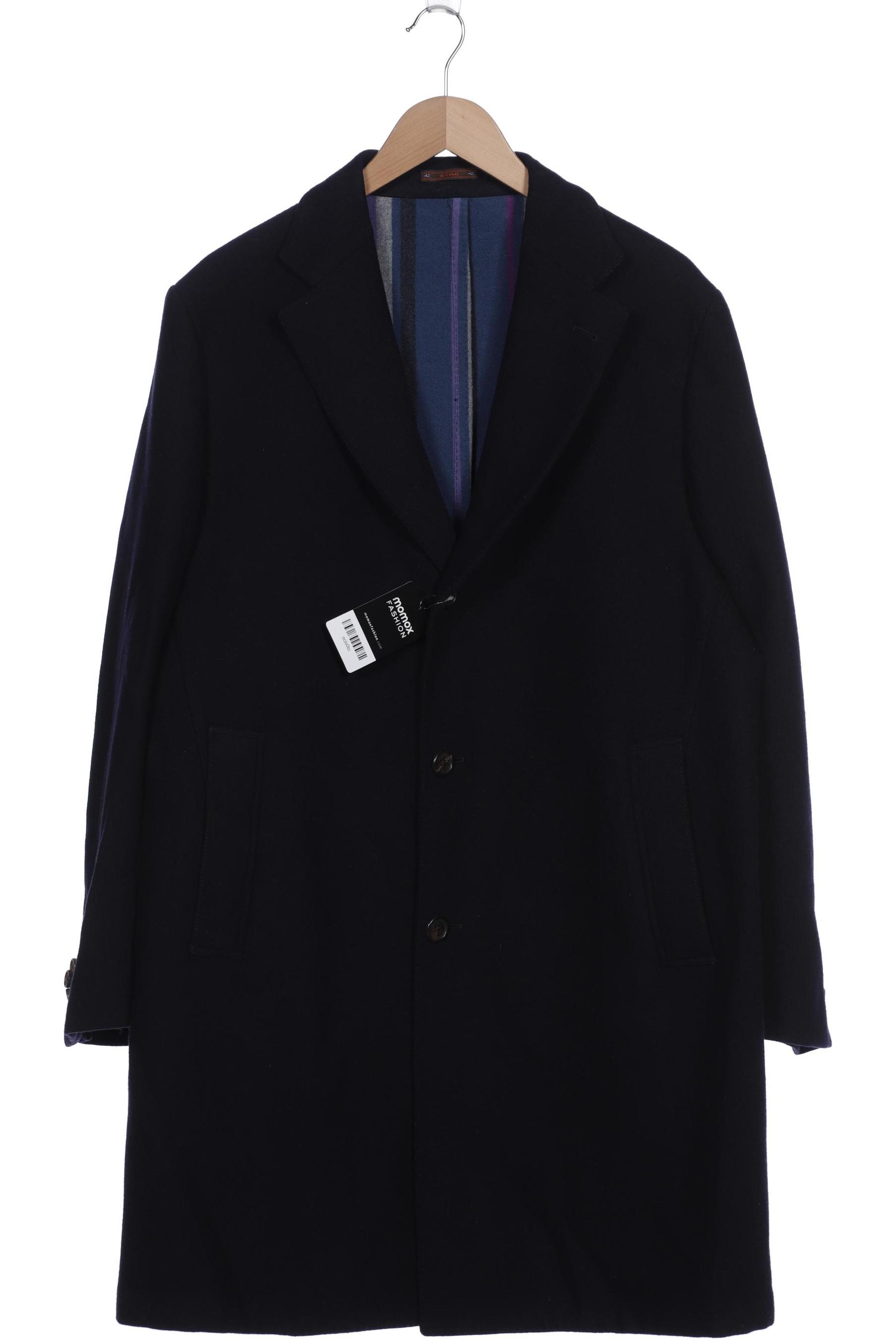 

Etro Herren Mantel, marineblau, Gr. 56