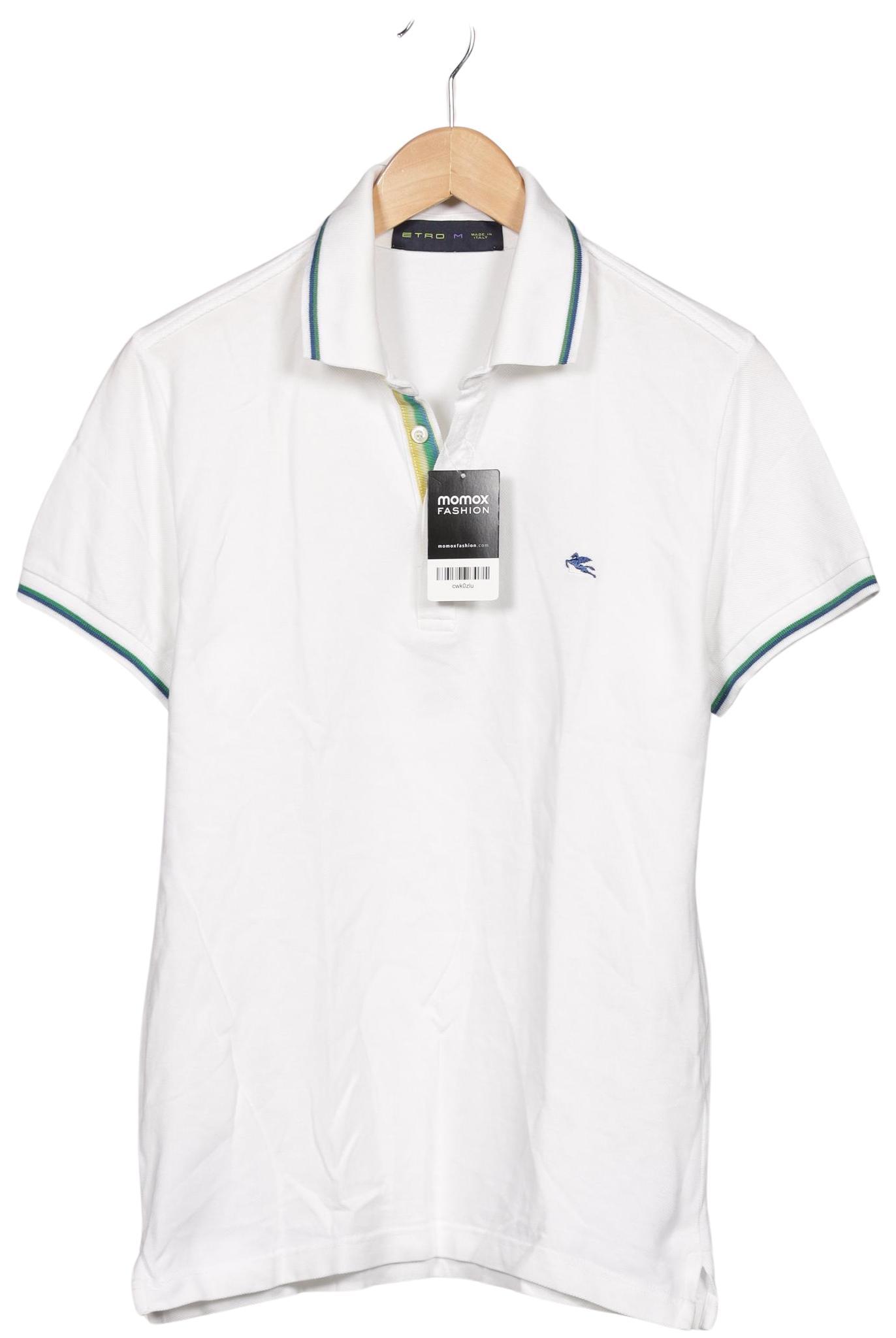 

Etro Herren Poloshirt, weiß, Gr. 48