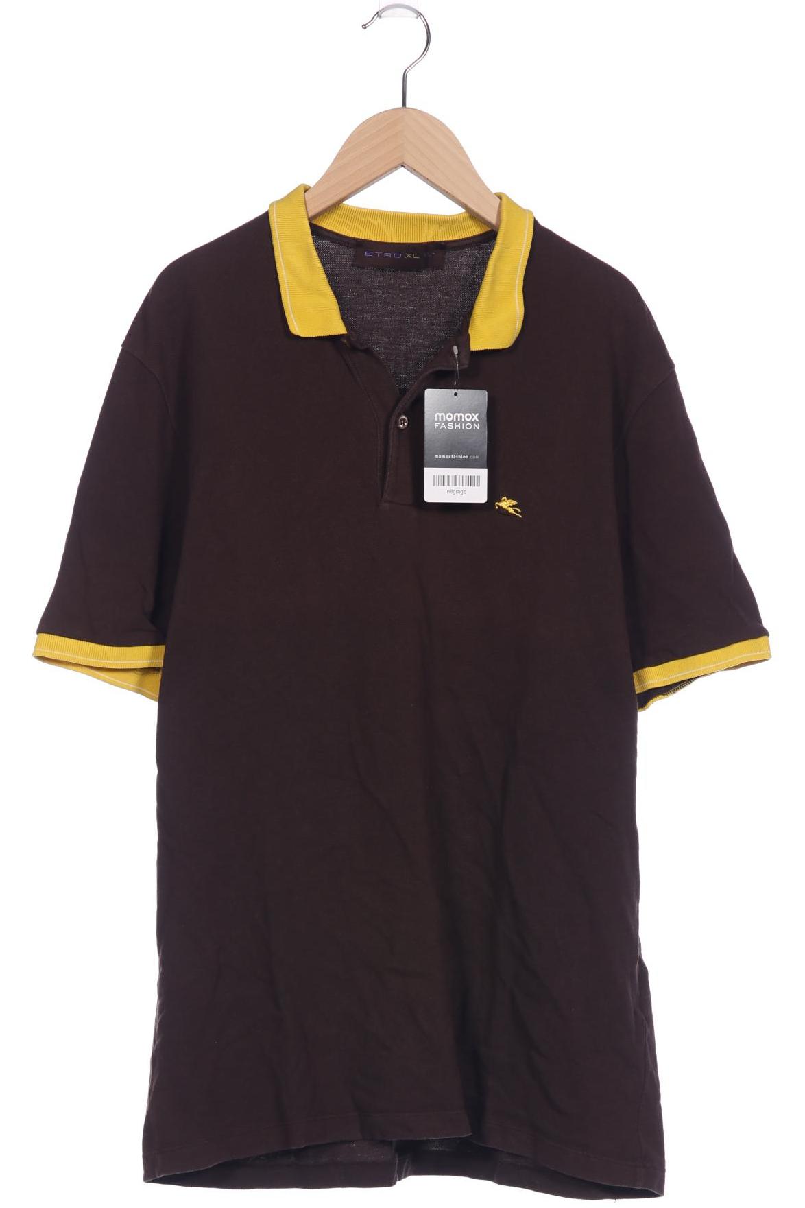 

Etro Herren Poloshirt, braun, Gr. 54