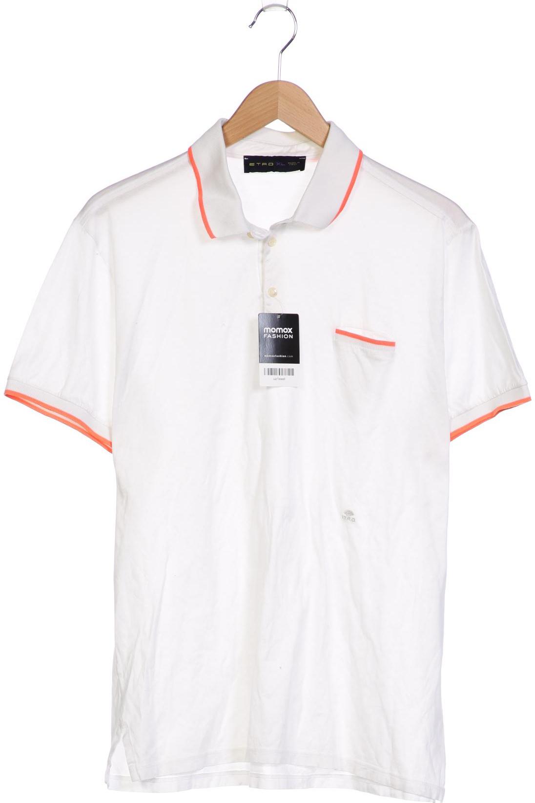 

Etro Herren Poloshirt, weiß, Gr. 54