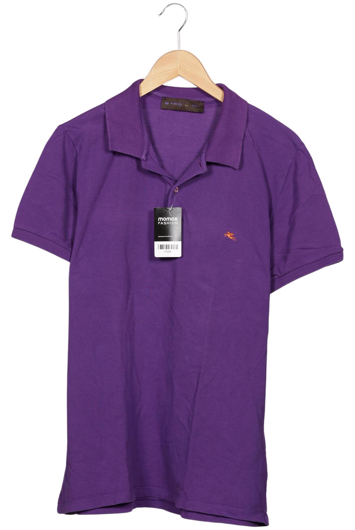 

Etro Herren Poloshirt, flieder, Gr. 52