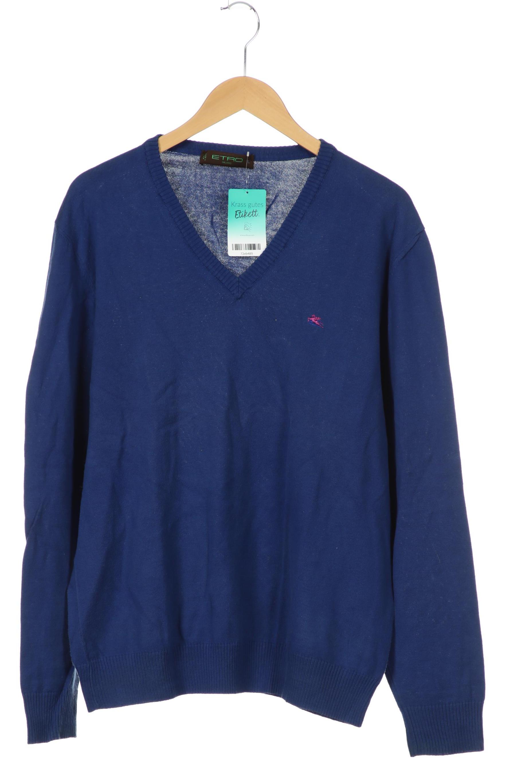

Etro Herren Pullover, blau, Gr. 52