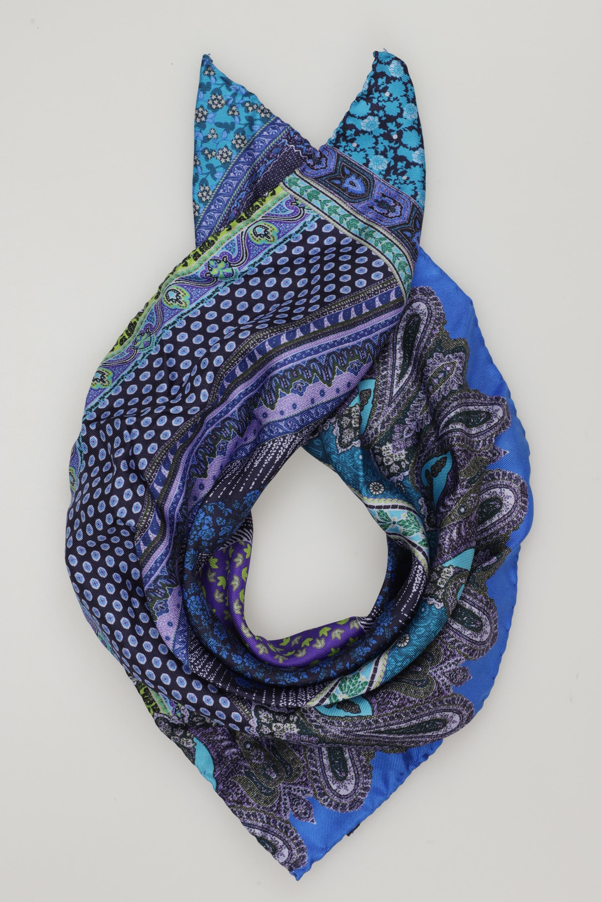 

Etro Herren Schal, blau, Gr.