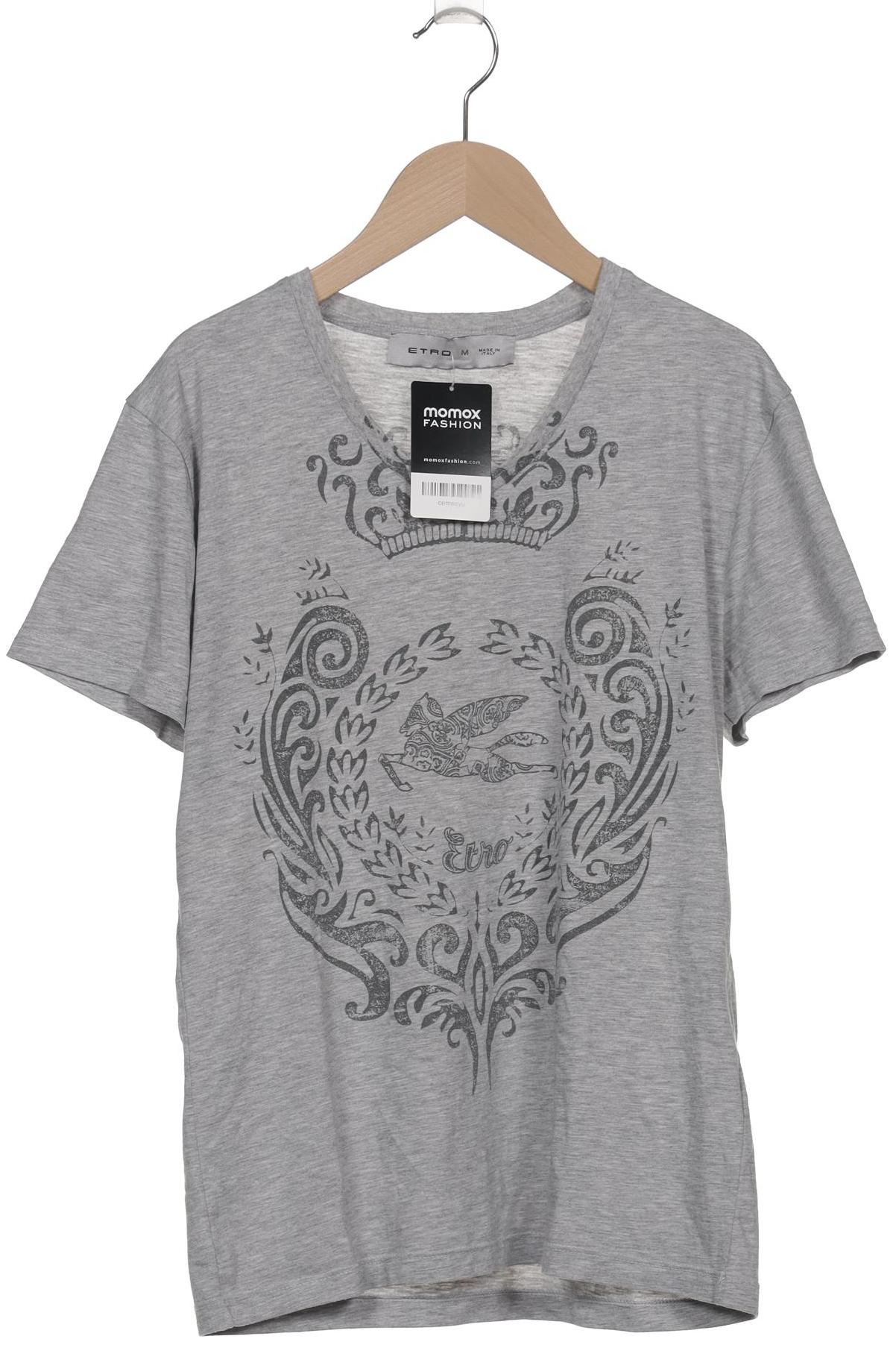 

Etro Herren T-Shirt, grau, Gr. 48