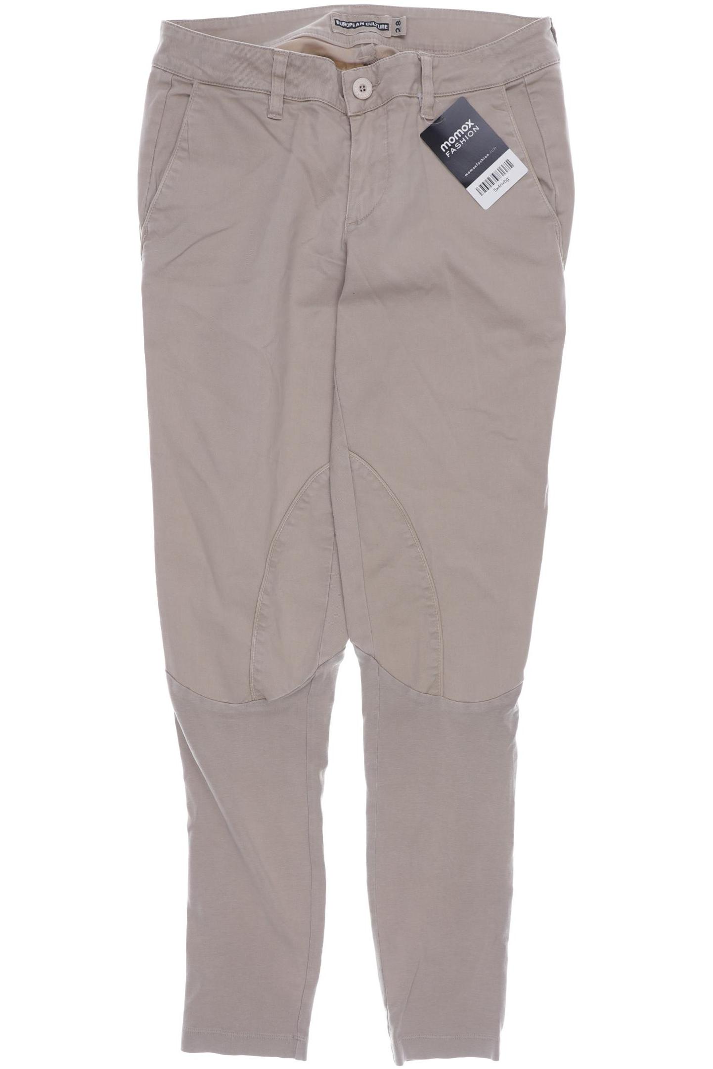 

European Culture Damen Stoffhose, beige, Gr. 28