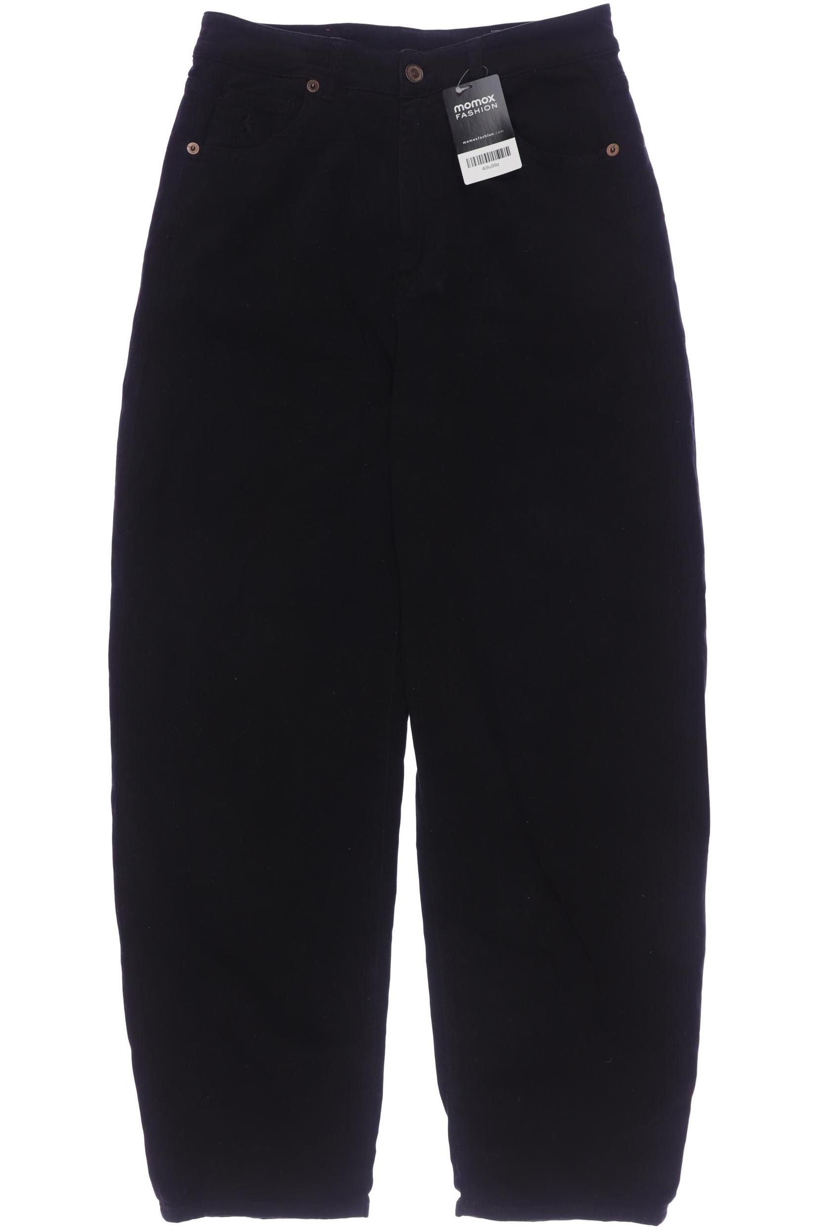 

European Culture Damen Jeans, schwarz, Gr. 30