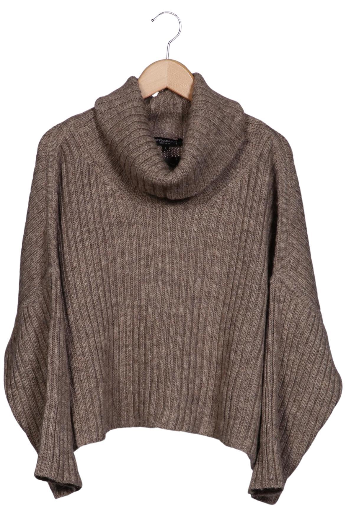 

European Culture Damen Pullover, braun, Gr. 42