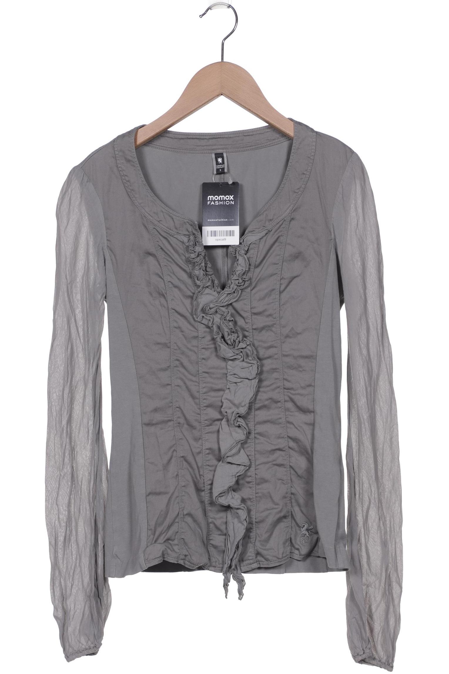 

European Culture Damen Langarmshirt, grau, Gr. 36