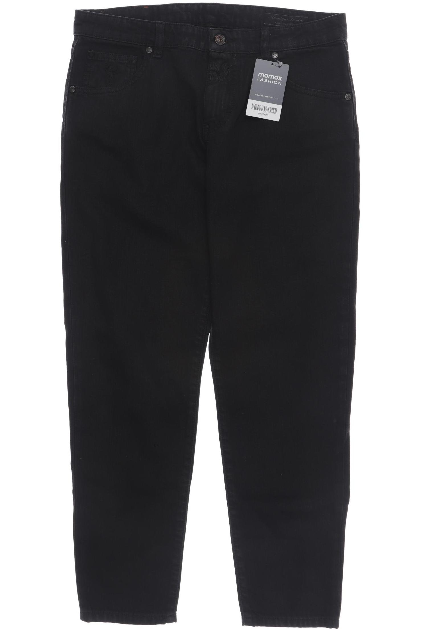 

European Culture Damen Jeans, schwarz, Gr. 28