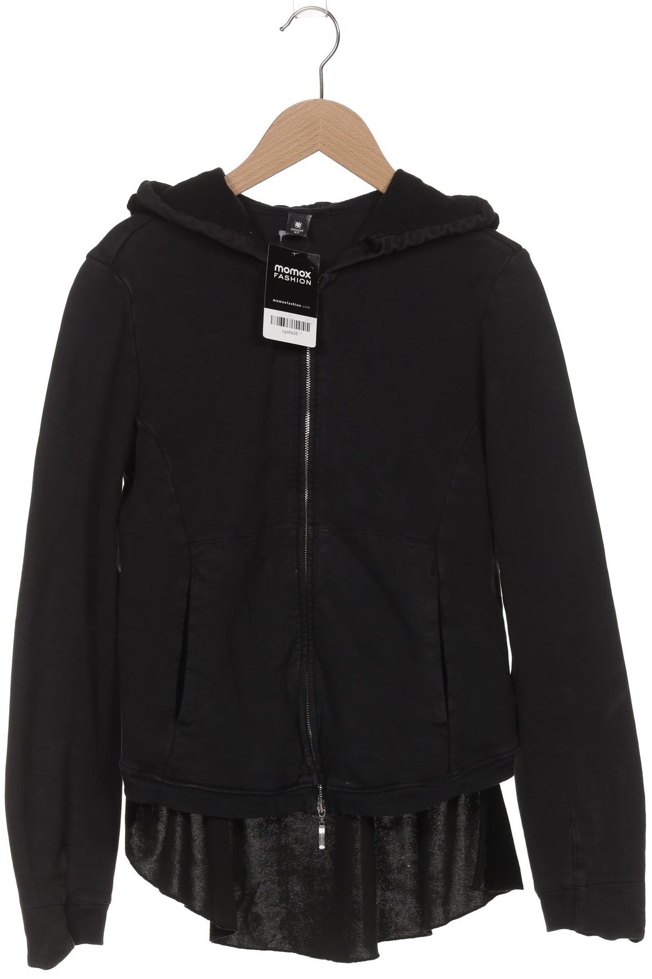 

European Culture Damen Kapuzenpullover, schwarz, Gr. 34