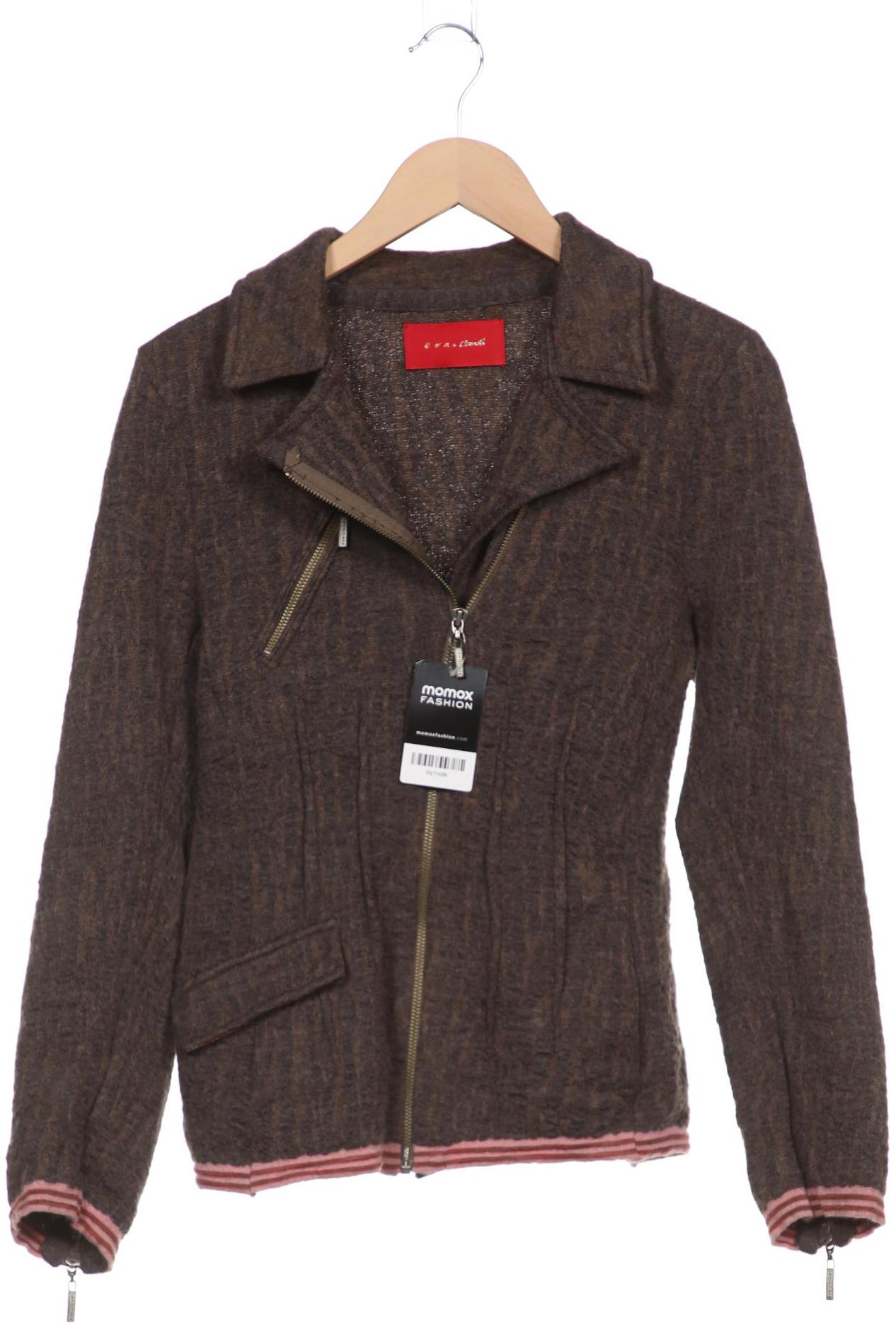 

Eva Claudi Damen Strickjacke, braun, Gr. 38