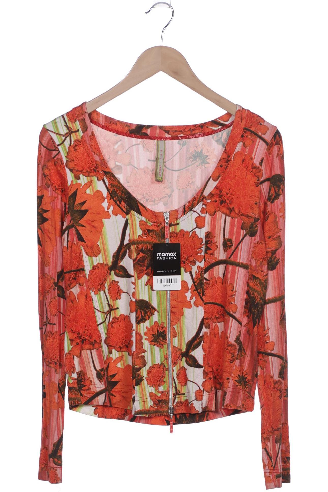 

Eva Claudi Damen Strickjacke, orange, Gr. 38