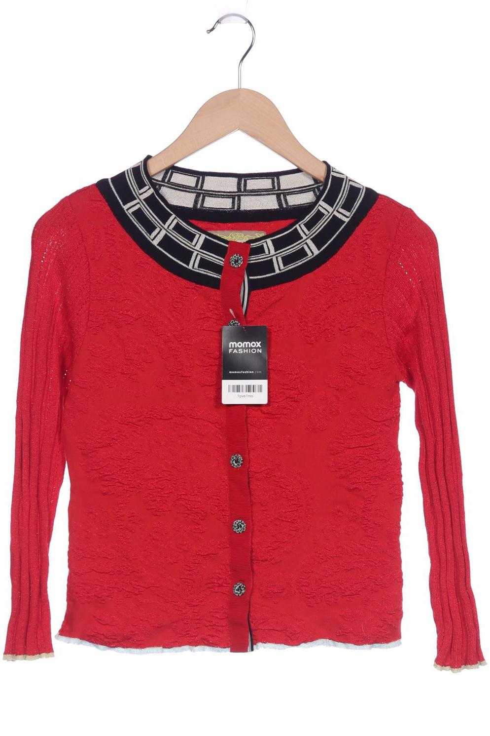 

Eva Claudi Damen Strickjacke, rot, Gr. 34