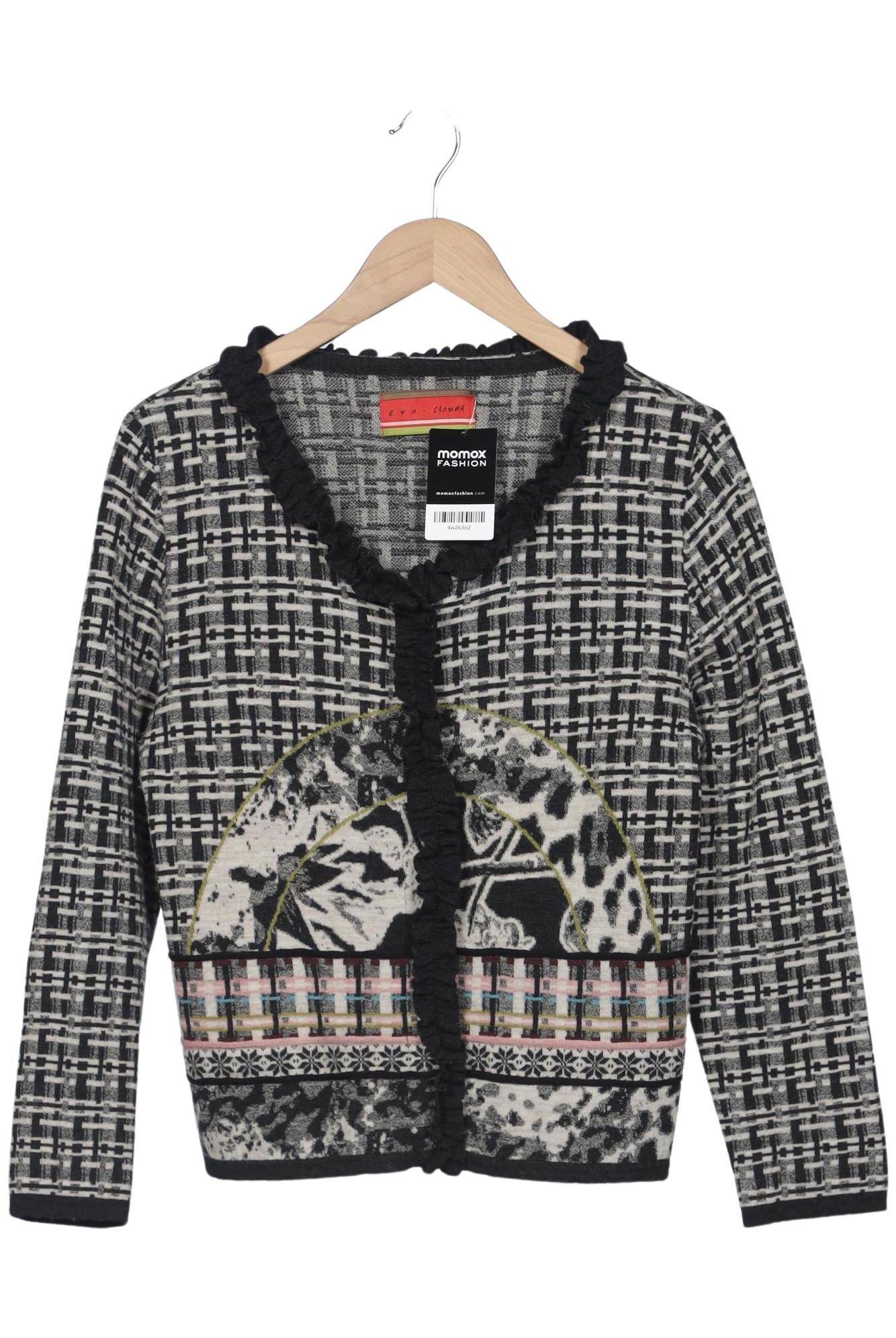 

Eva Claudi Damen Strickjacke, grau, Gr. 38