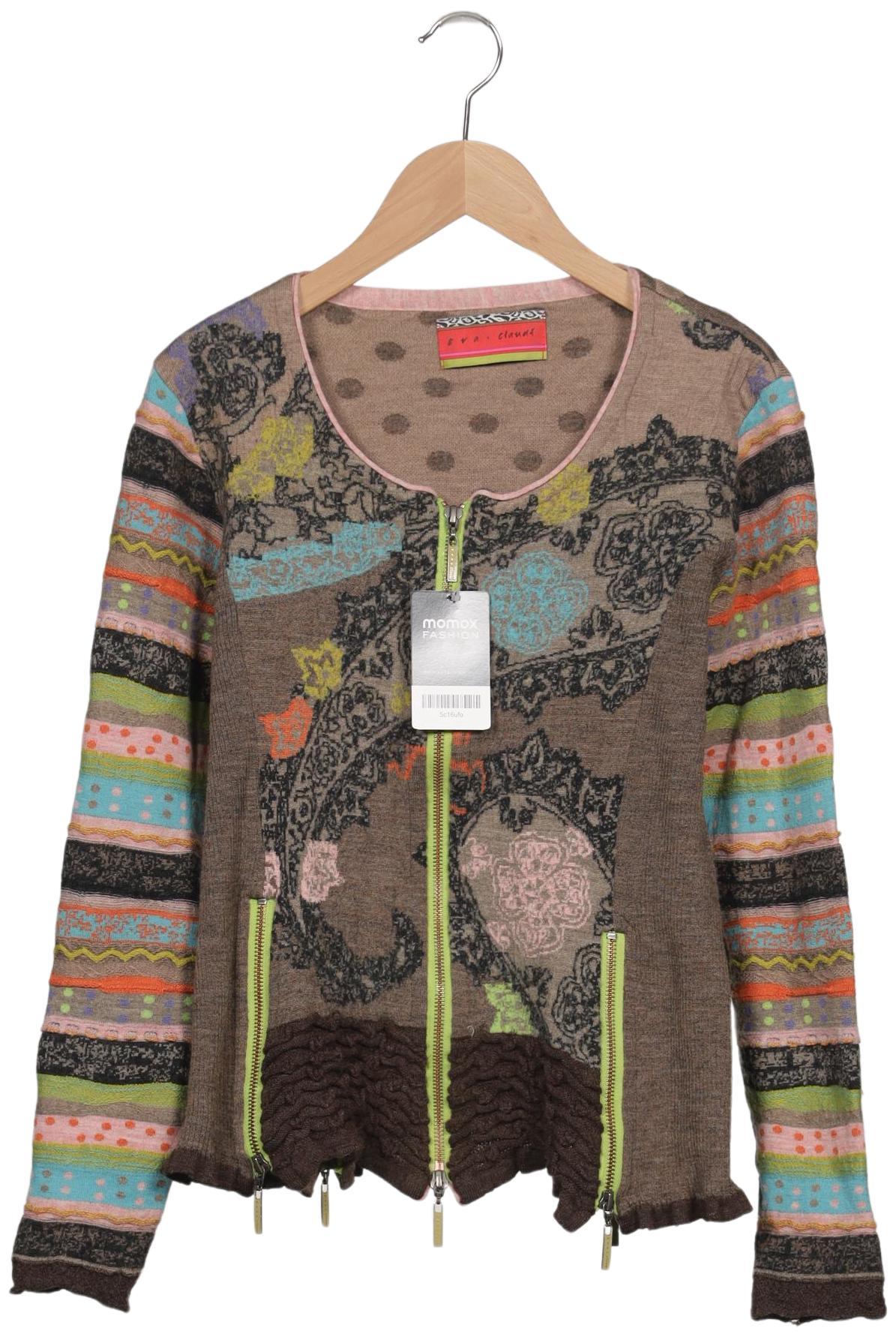 

Eva Claudi Damen Strickjacke, mehrfarbig, Gr. 44