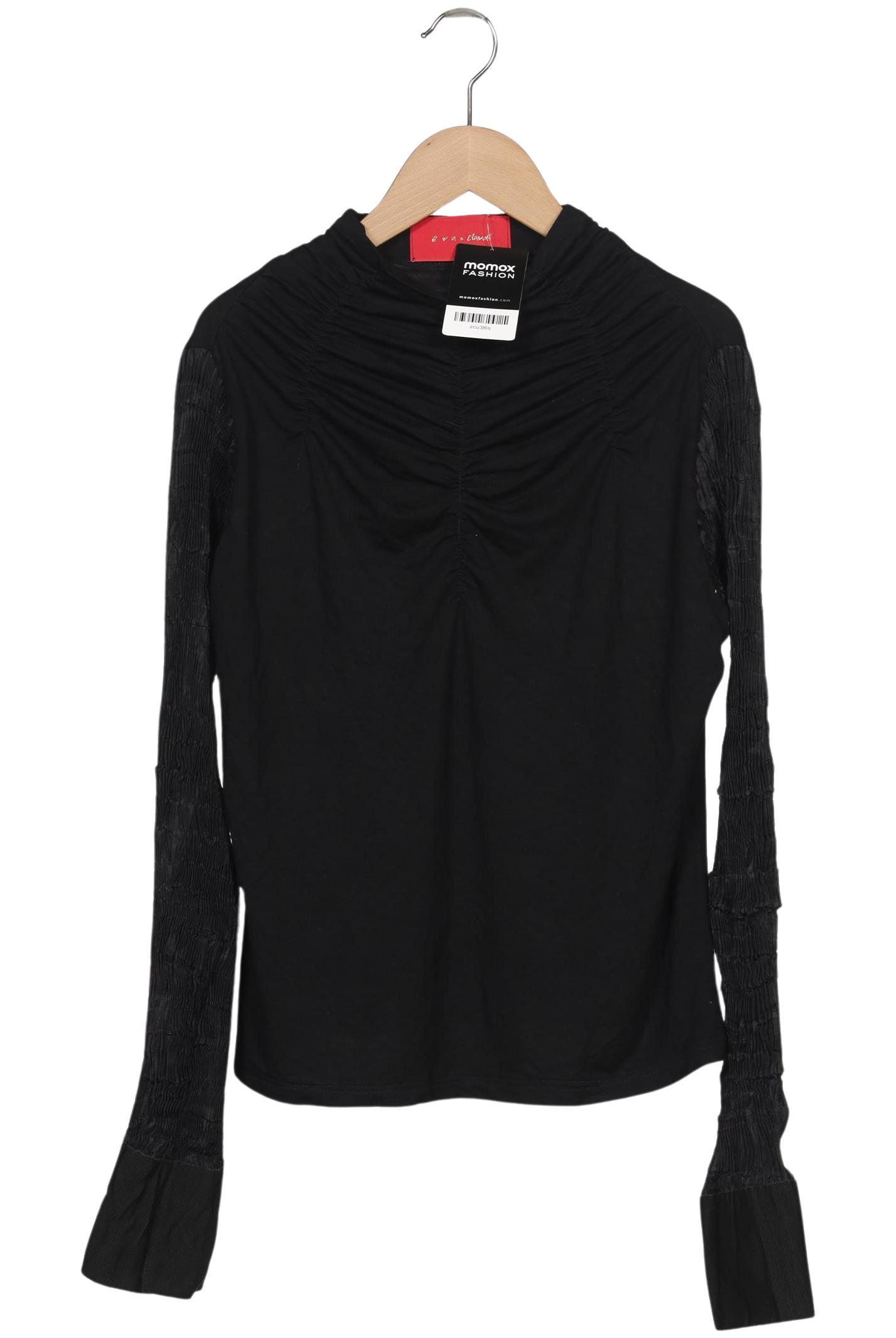 

Eva Claudi Damen Langarmshirt, schwarz, Gr. 44