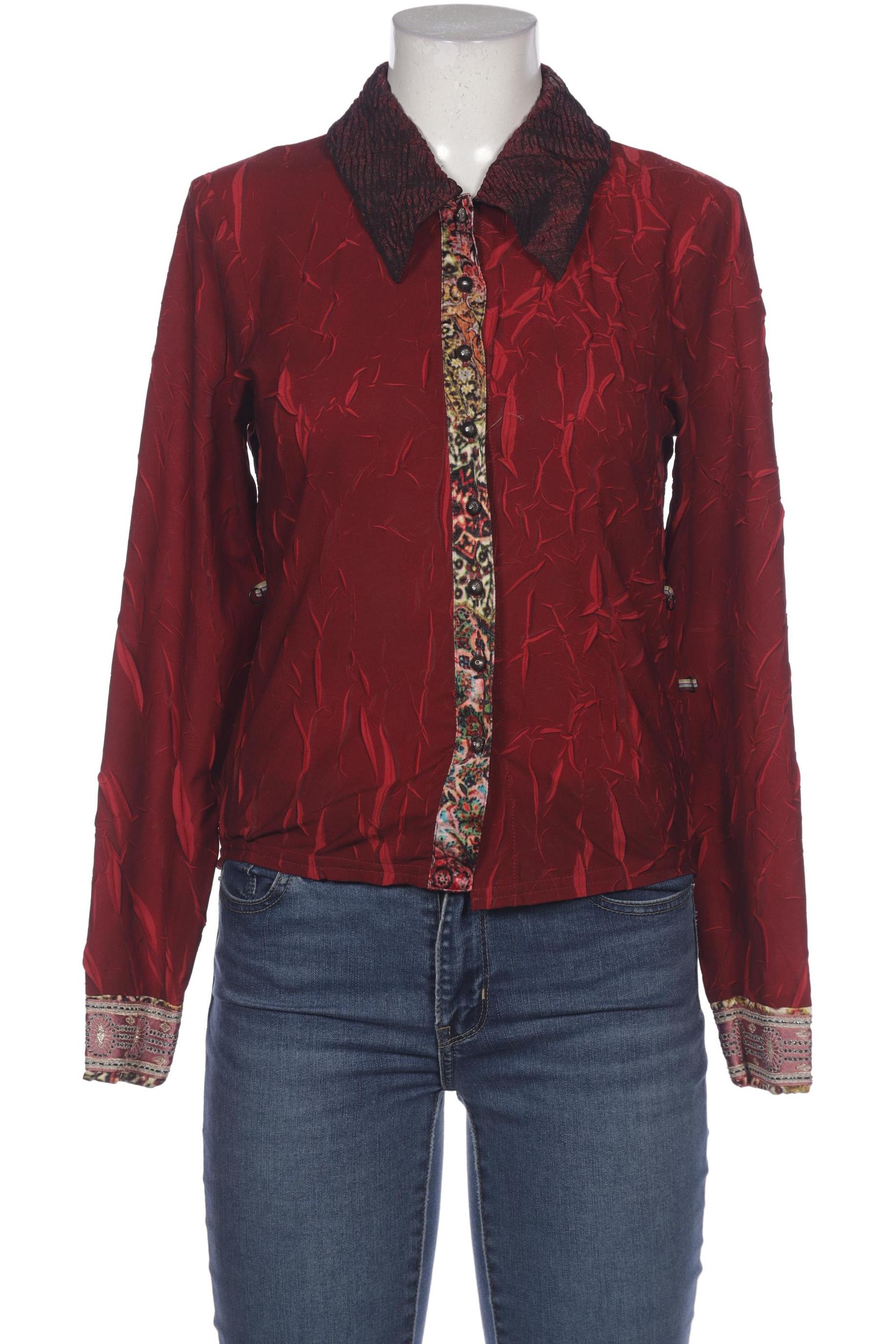

Eva Claudi Damen Bluse, bordeaux, Gr. 40