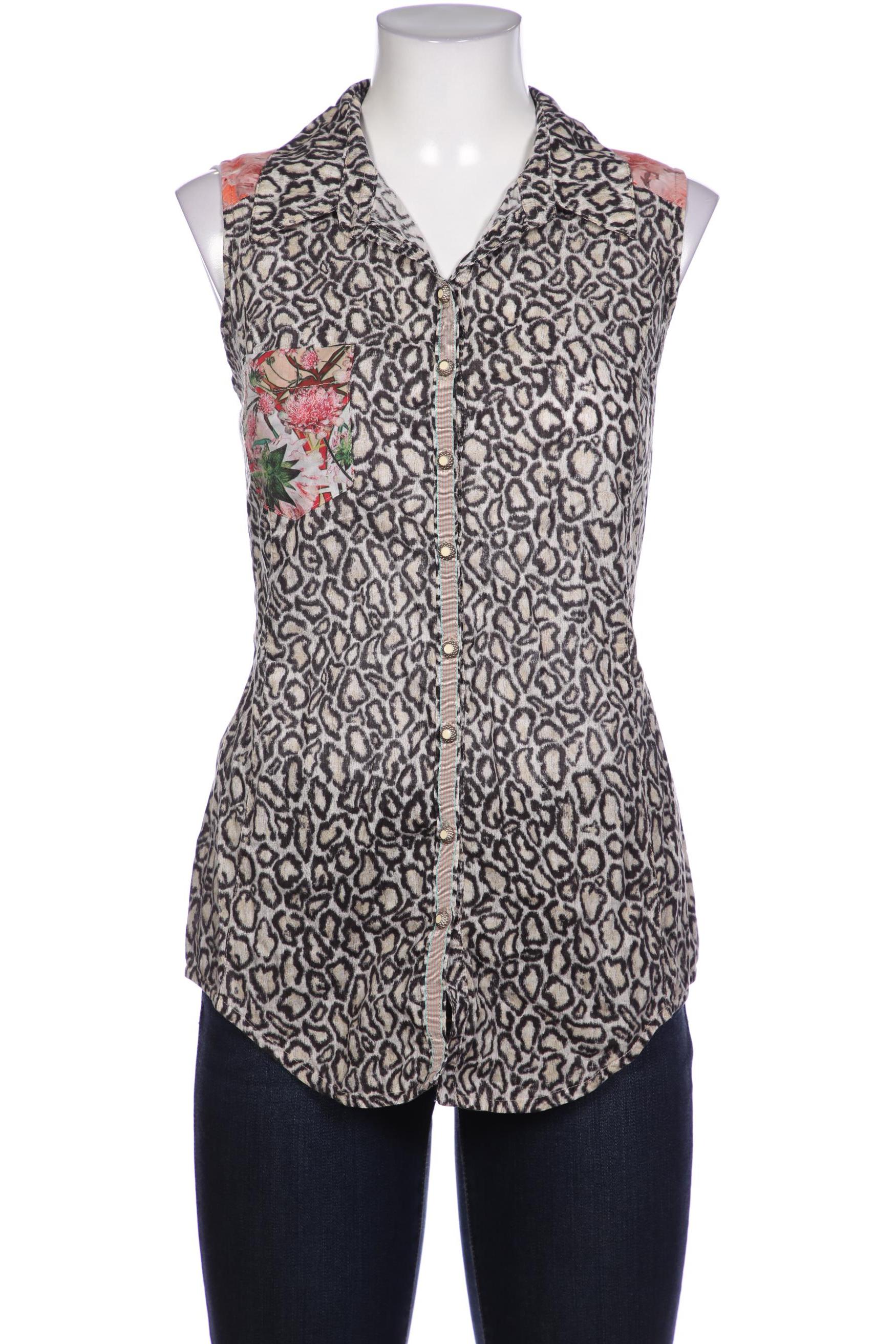 

Eva Claudi Damen Bluse, beige, Gr. 38