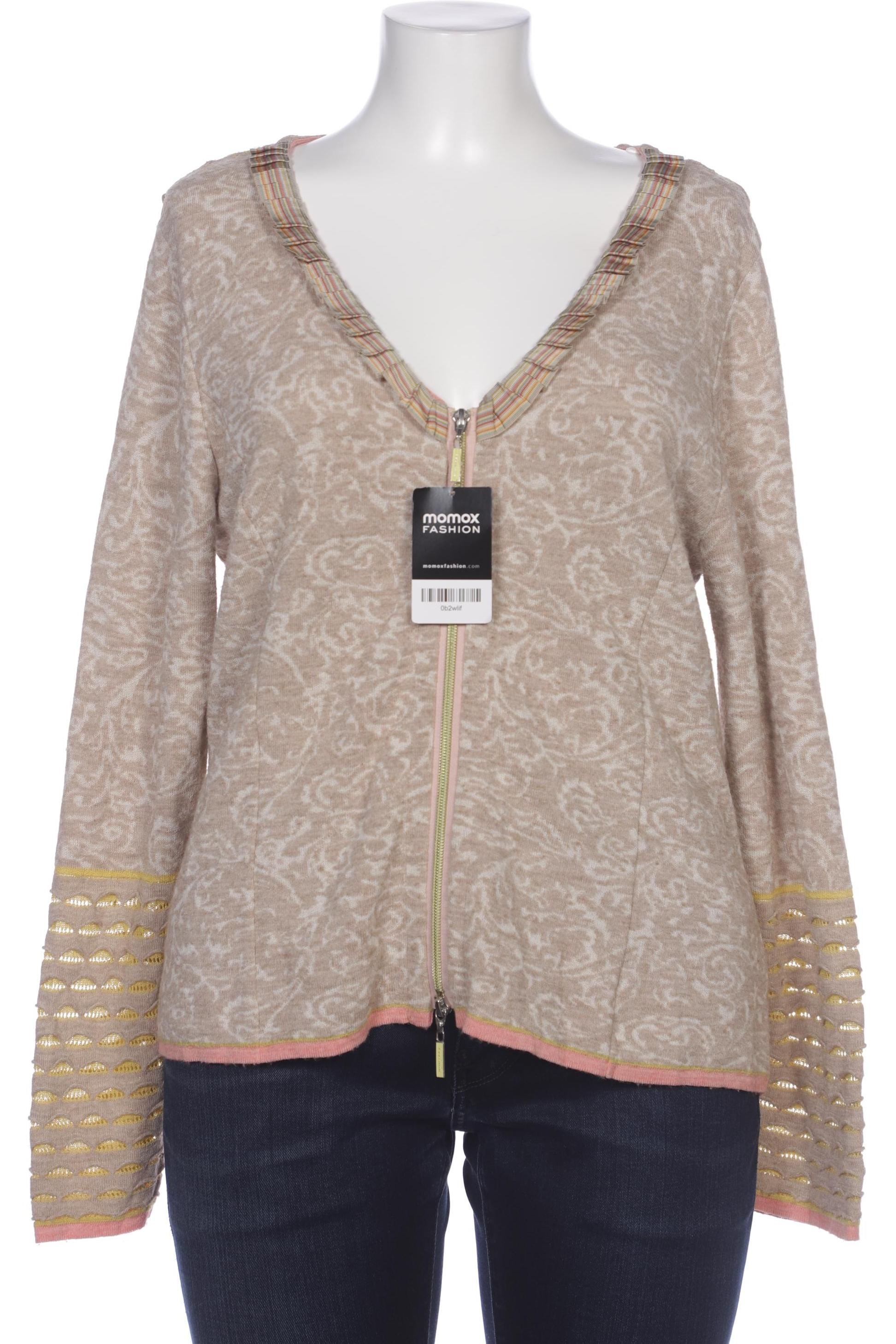 

Eva Claudi Damen Strickjacke, beige, Gr. 44