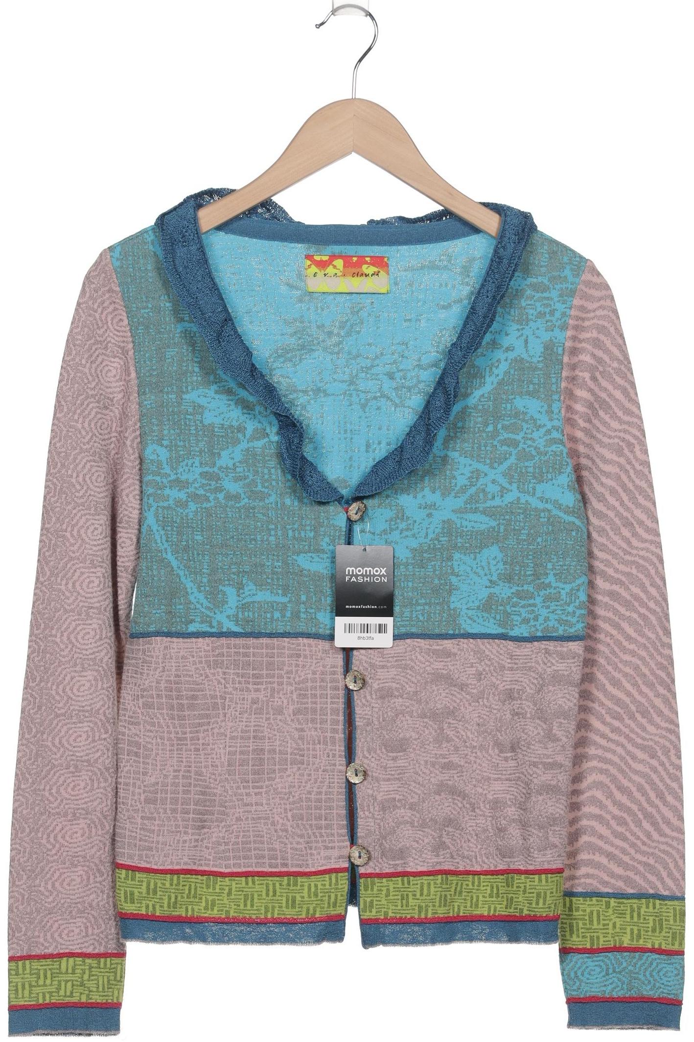 

Eva Claudi Damen Strickjacke, mehrfarbig, Gr. 38