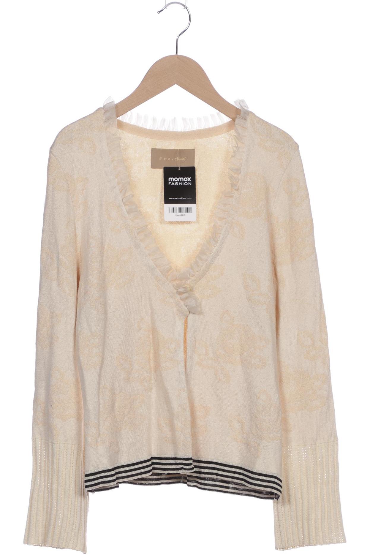 

Eva Claudi Damen Strickjacke, beige, Gr. 38