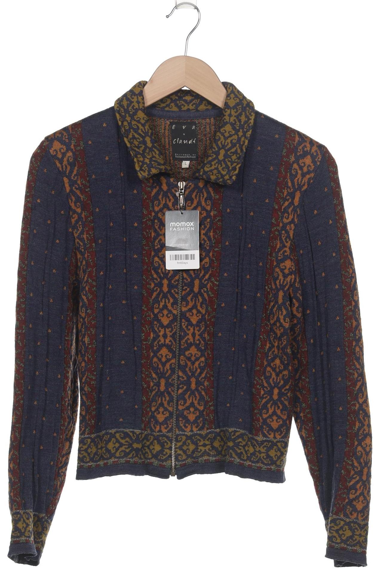 

Eva Claudi Damen Strickjacke, mehrfarbig, Gr. 42