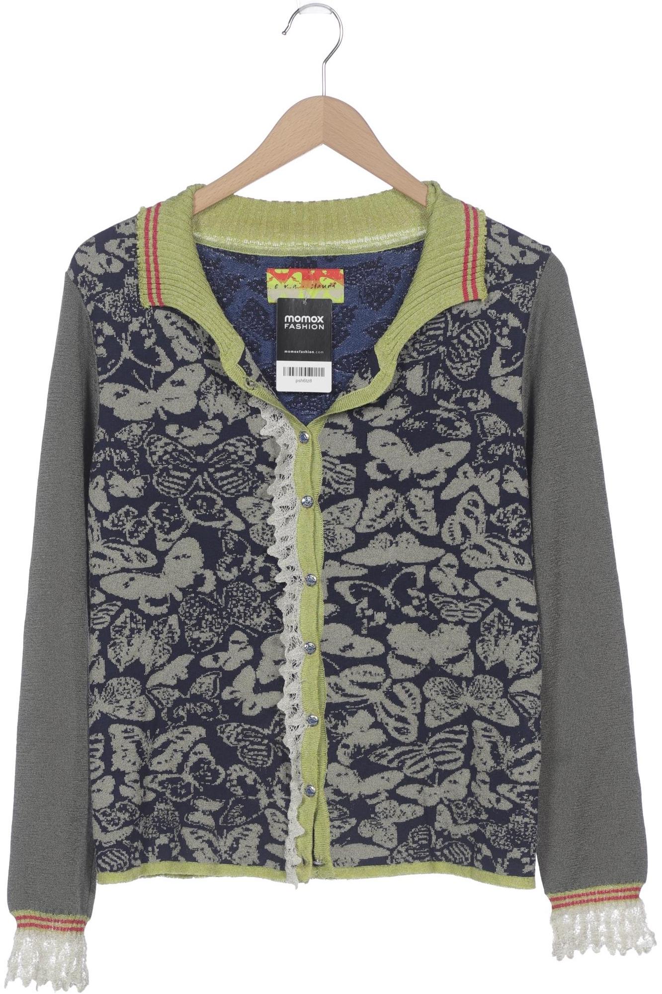 

Eva Claudi Damen Strickjacke, grau, Gr. 38