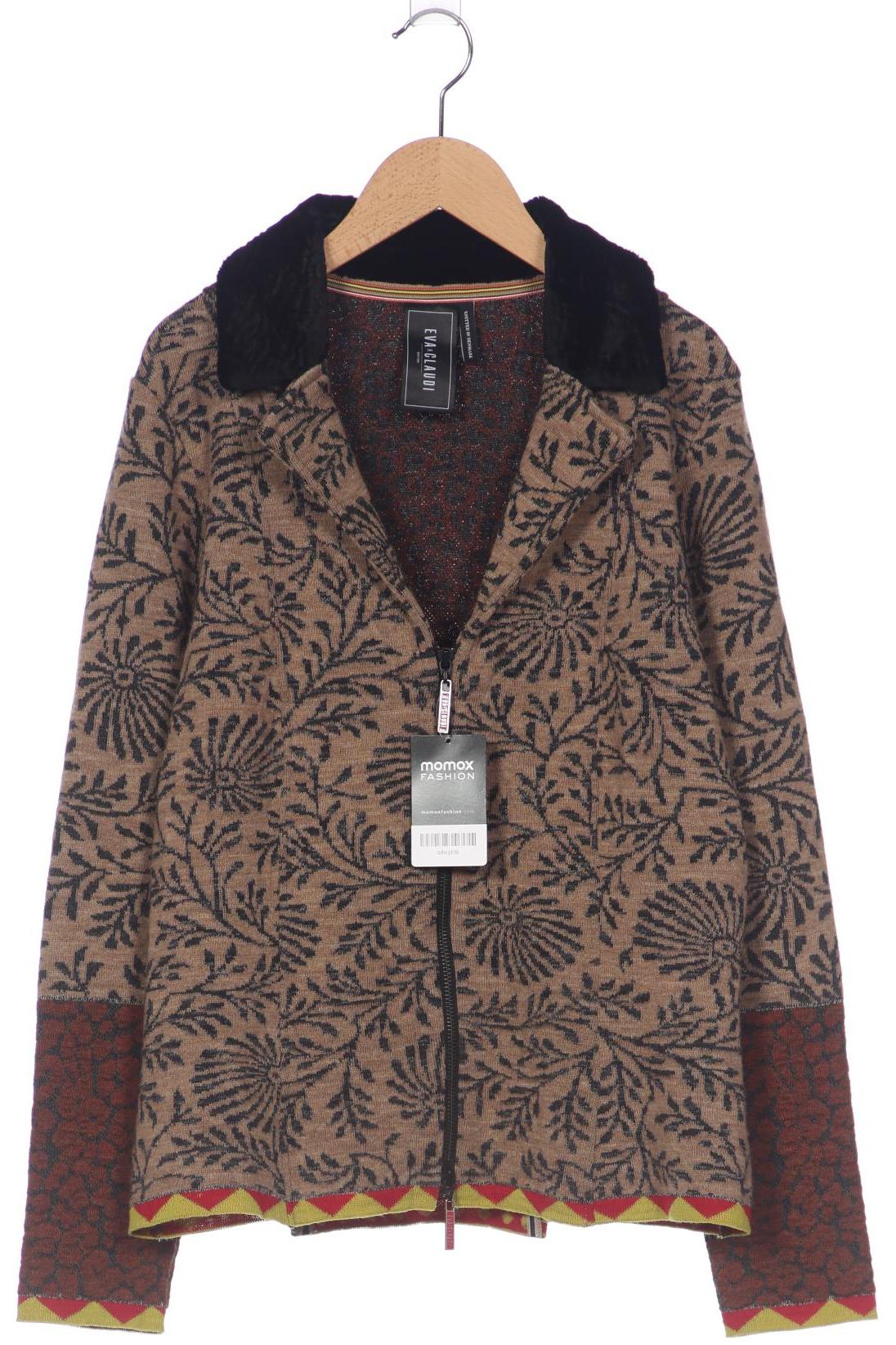 

Eva Claudi Damen Strickjacke, braun, Gr. 44