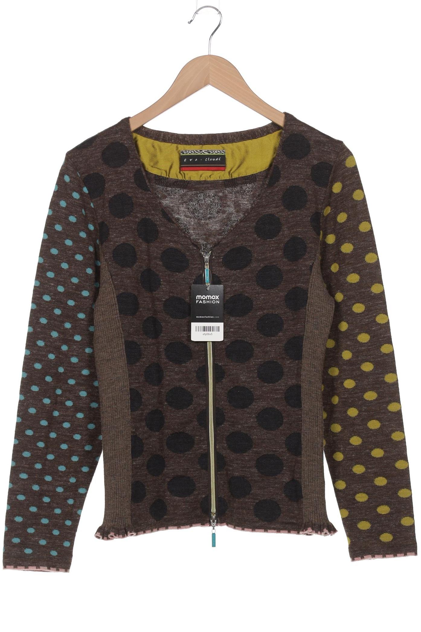 

Eva Claudi Damen Strickjacke, braun, Gr. 46