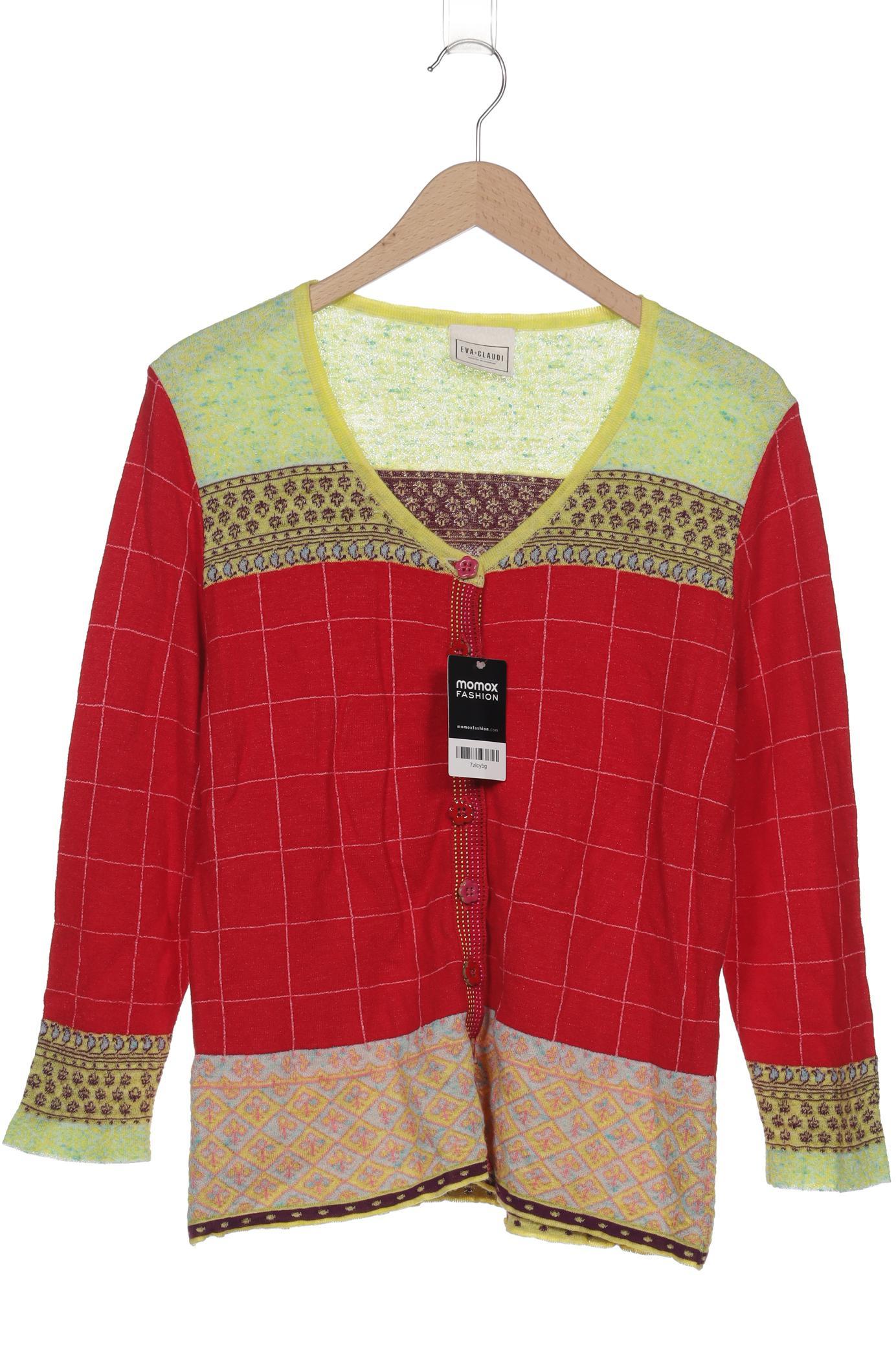 

Eva Claudi Damen Strickjacke, mehrfarbig, Gr. 42