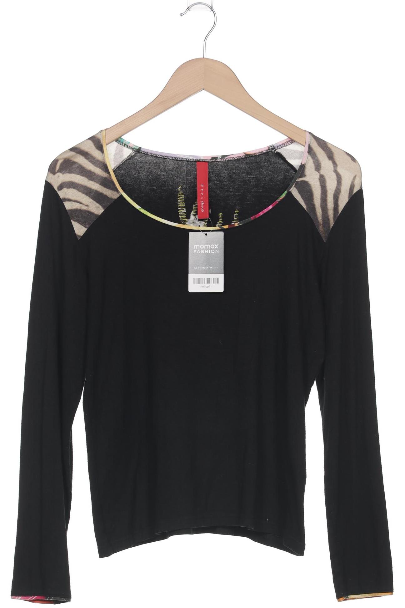 

Eva Claudi Damen Langarmshirt, schwarz, Gr. 42