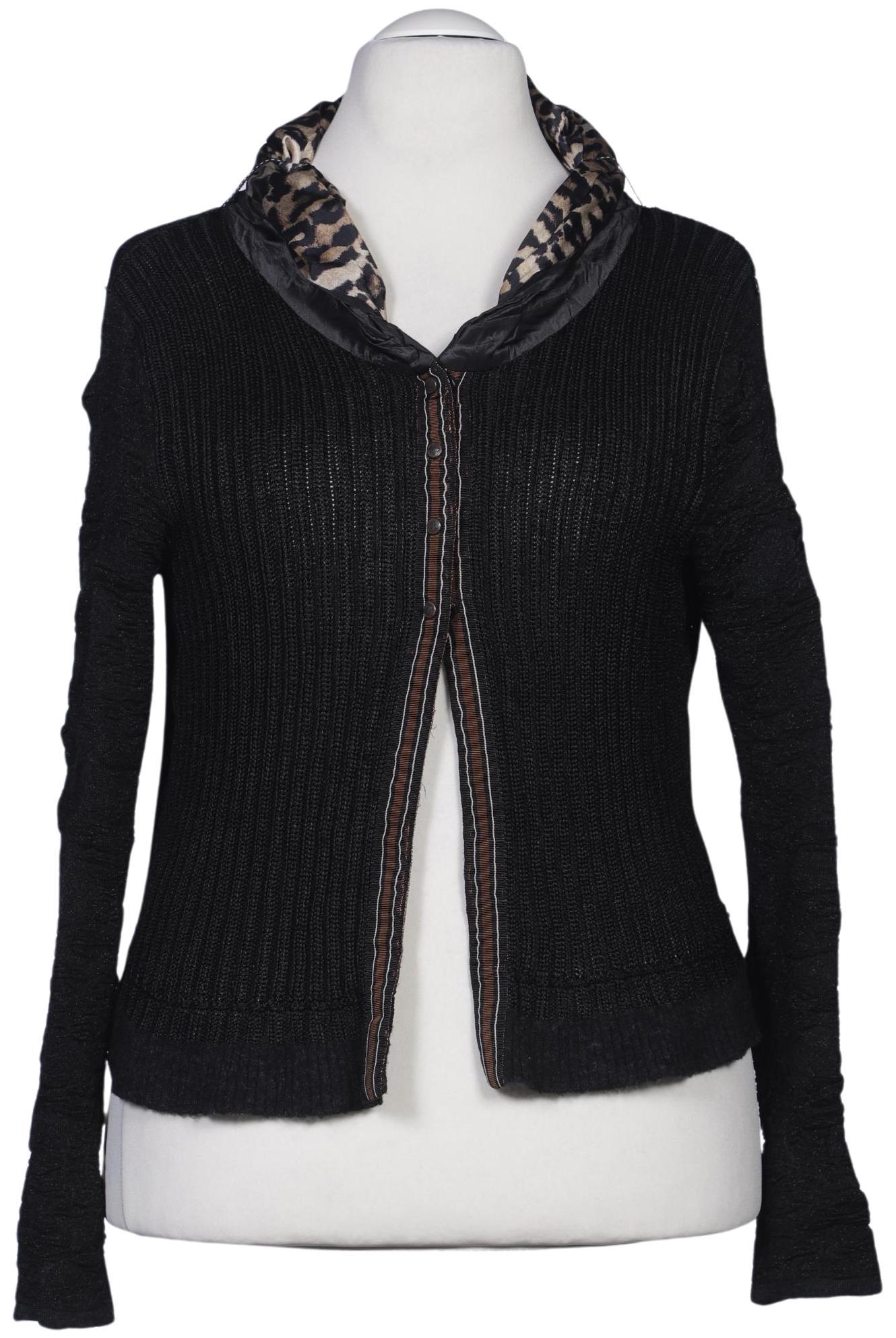

Eva Claudi Damen Strickjacke, schwarz, Gr. 44