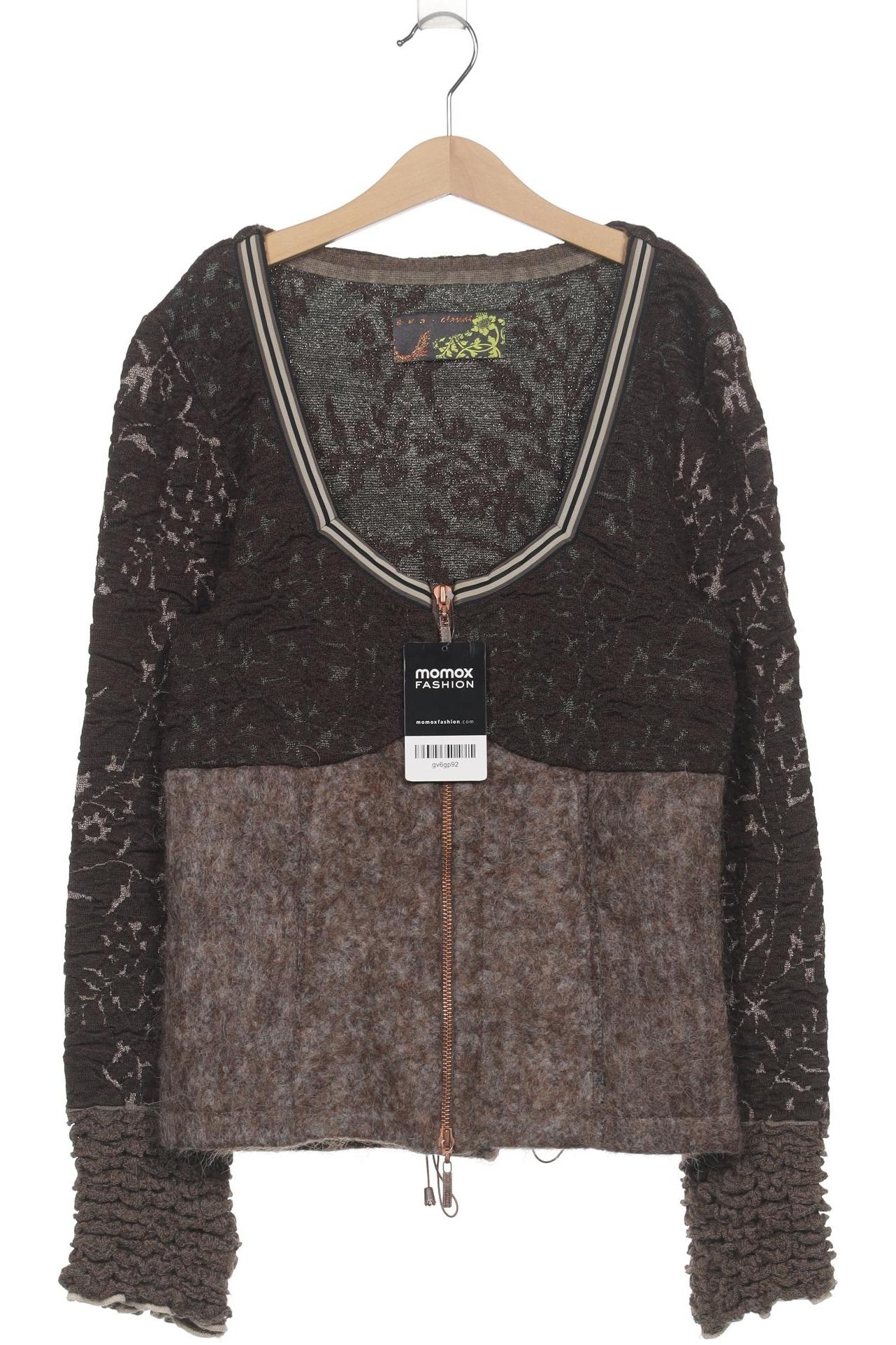 

Eva Claudi Damen Strickjacke, braun, Gr. 36