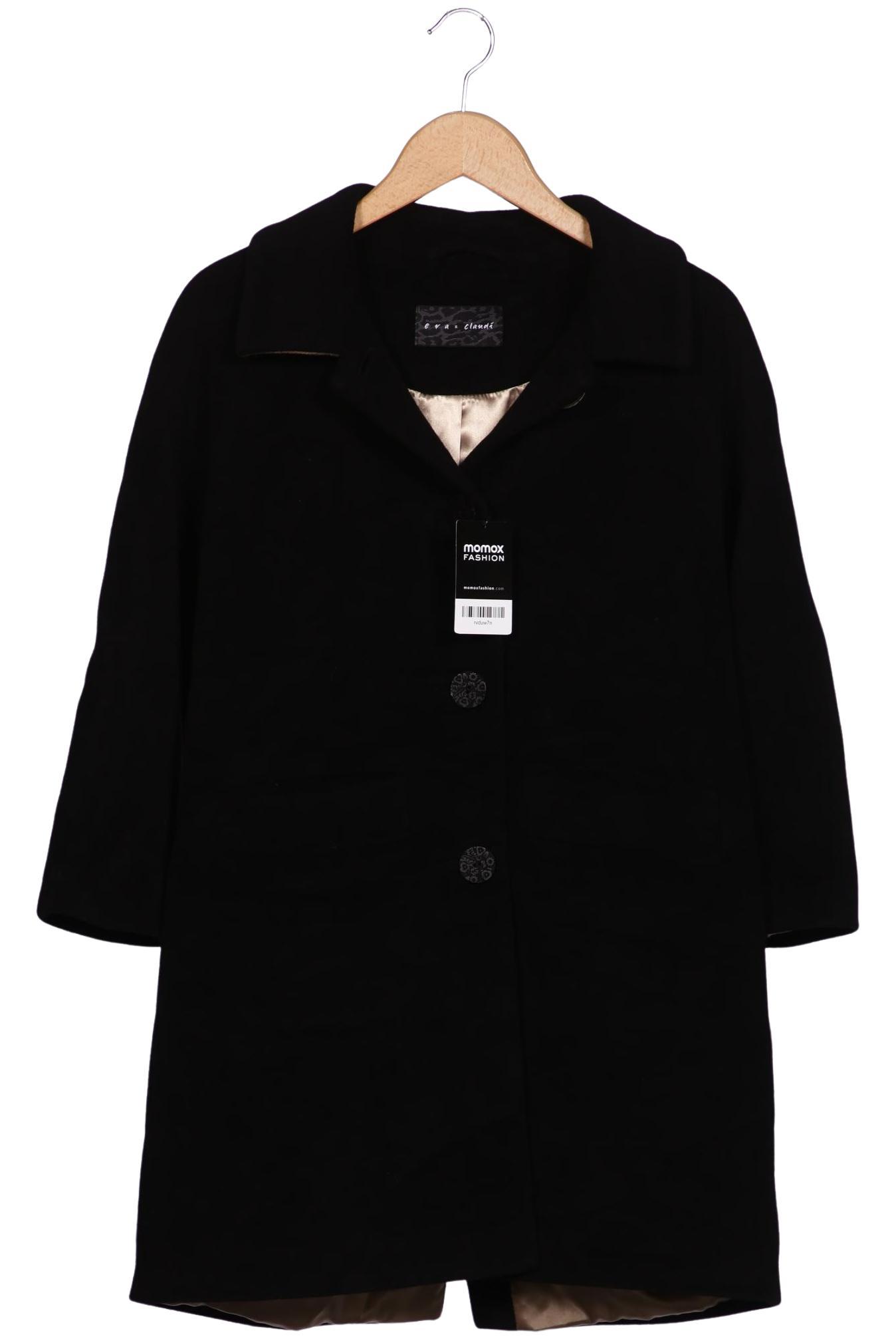 

Eva Claudi Damen Mantel, schwarz, Gr. 38