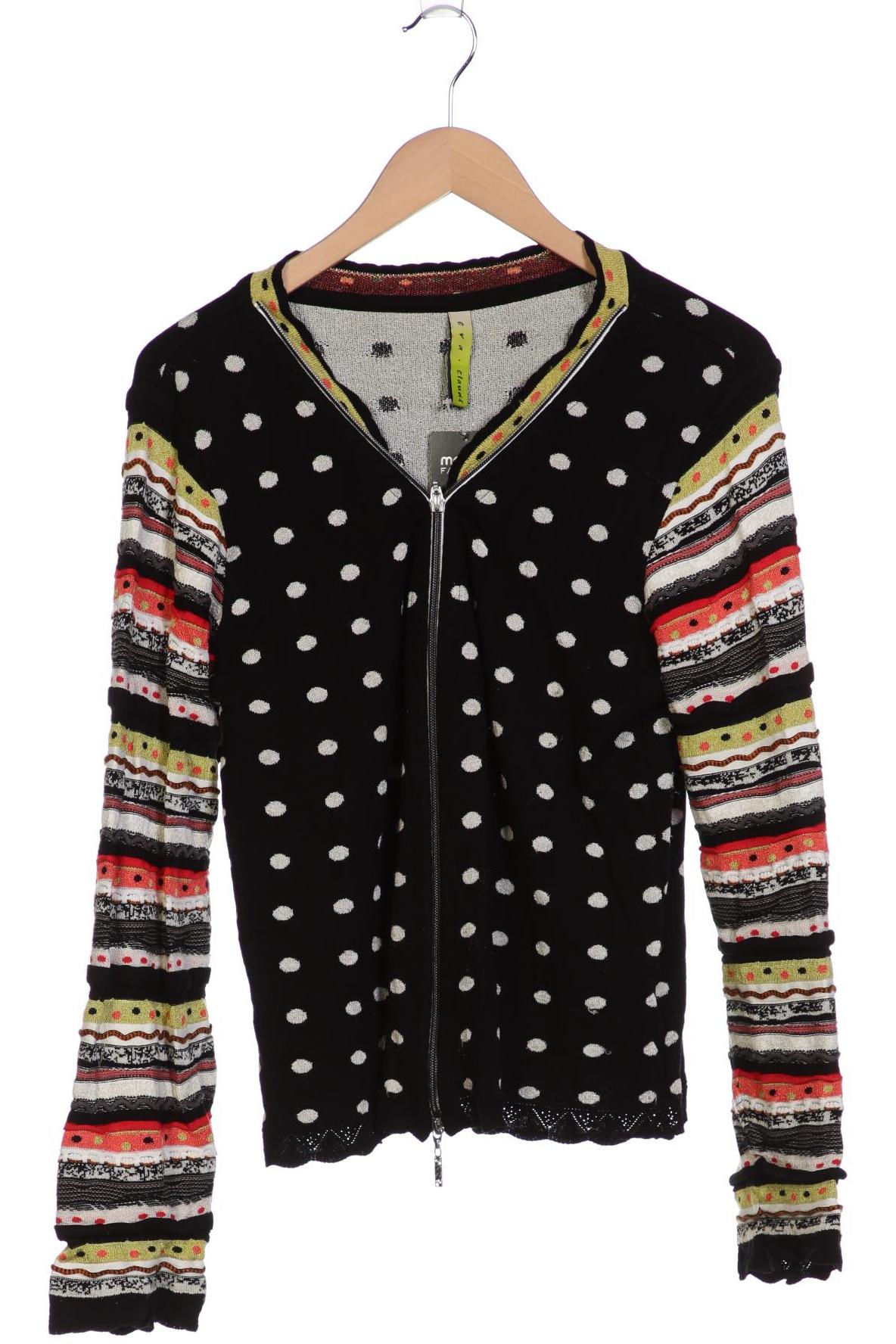 

Eva Claudi Damen Strickjacke, schwarz, Gr. 44