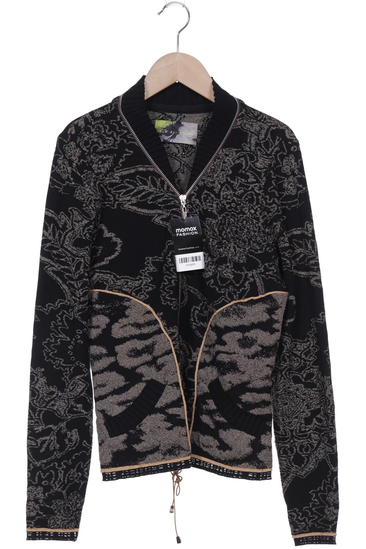 

Eva Claudi Damen Strickjacke, schwarz, Gr. 38